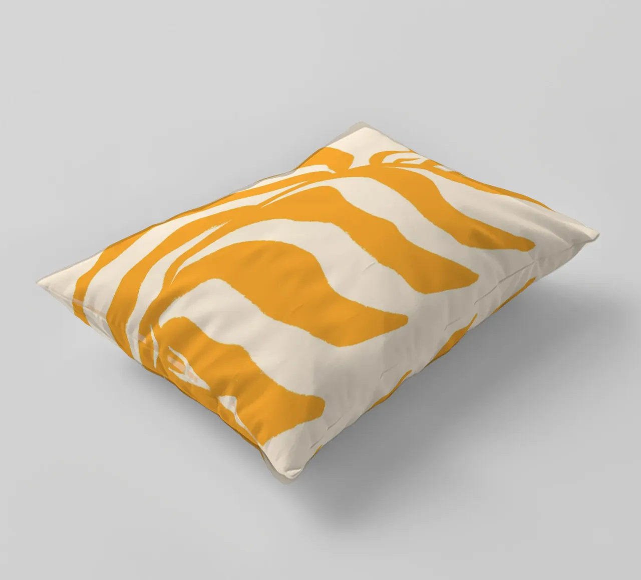Yellow Silhouette Textured Branch 2 decorative cushion by Wackapacka