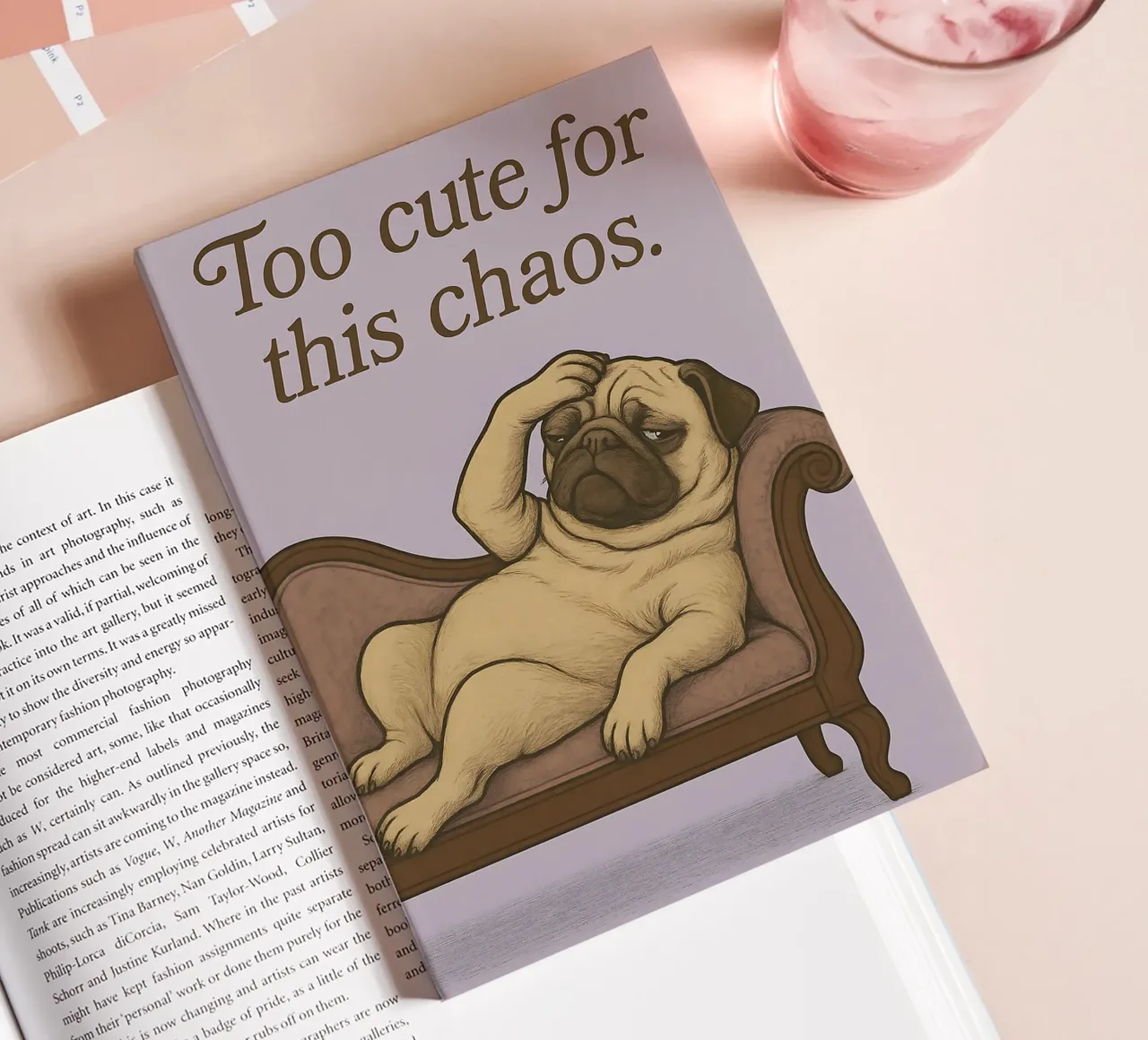 Funny Pug Meme diario da Funny Humor Art