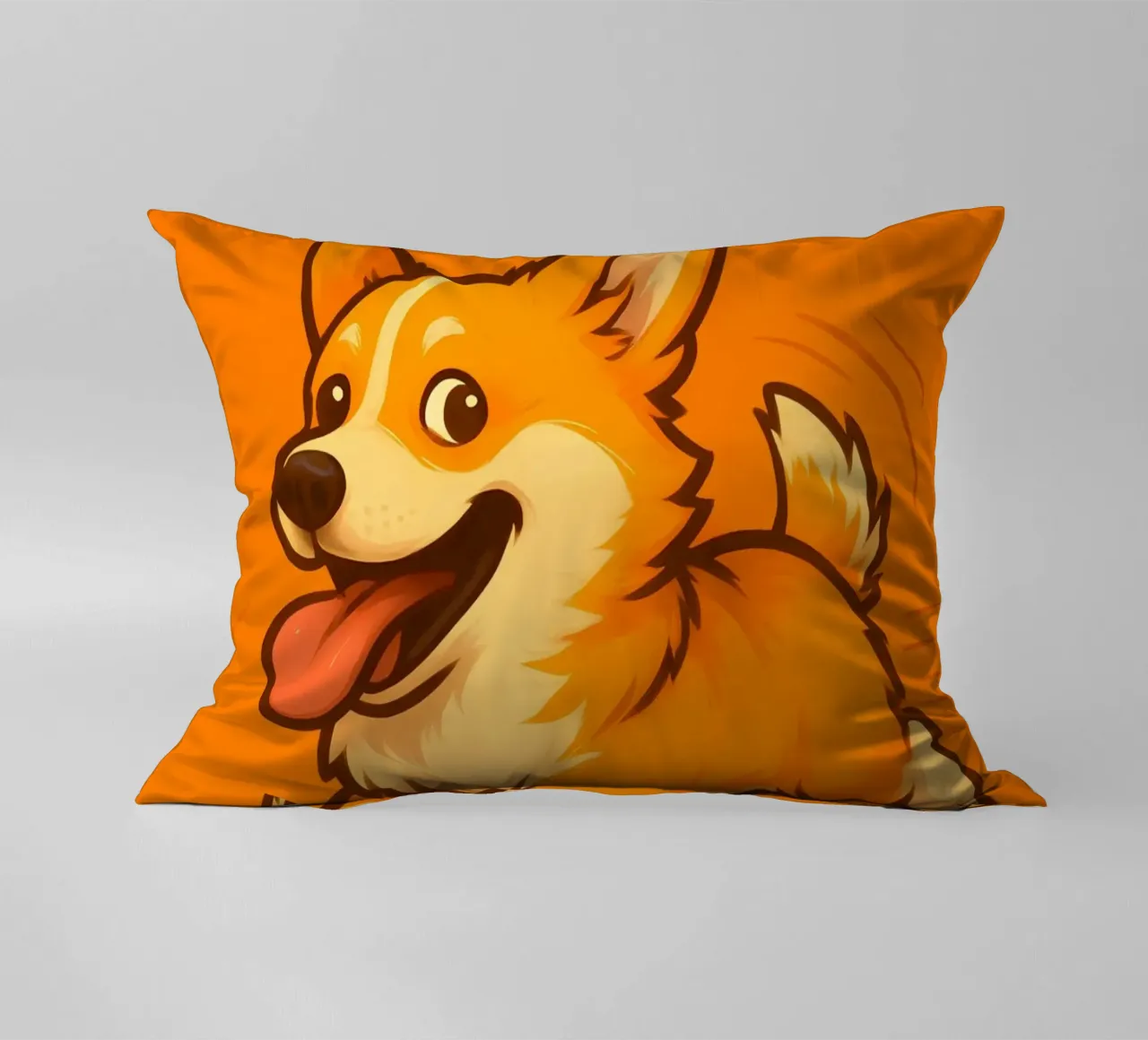 Meme divertente sui Corgi cuscino da Funny Humor Art