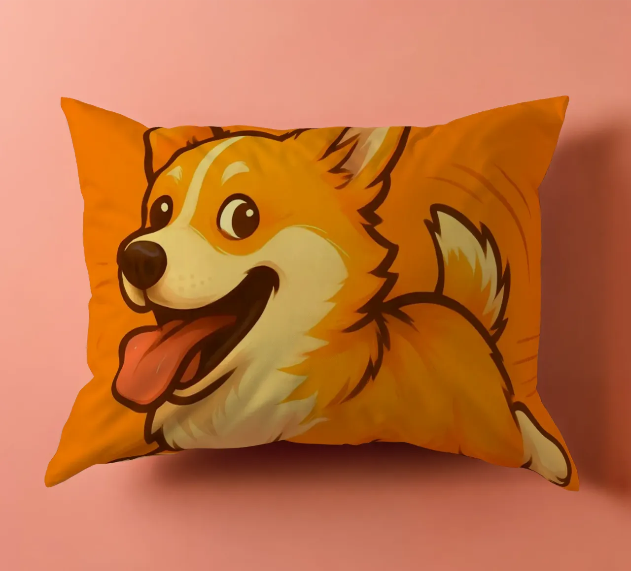 Meme divertente sui Corgi cuscino da Funny Humor Art