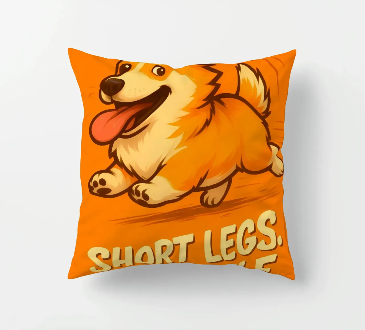Meme divertente sui Corgi cuscino da Funny Humor Art