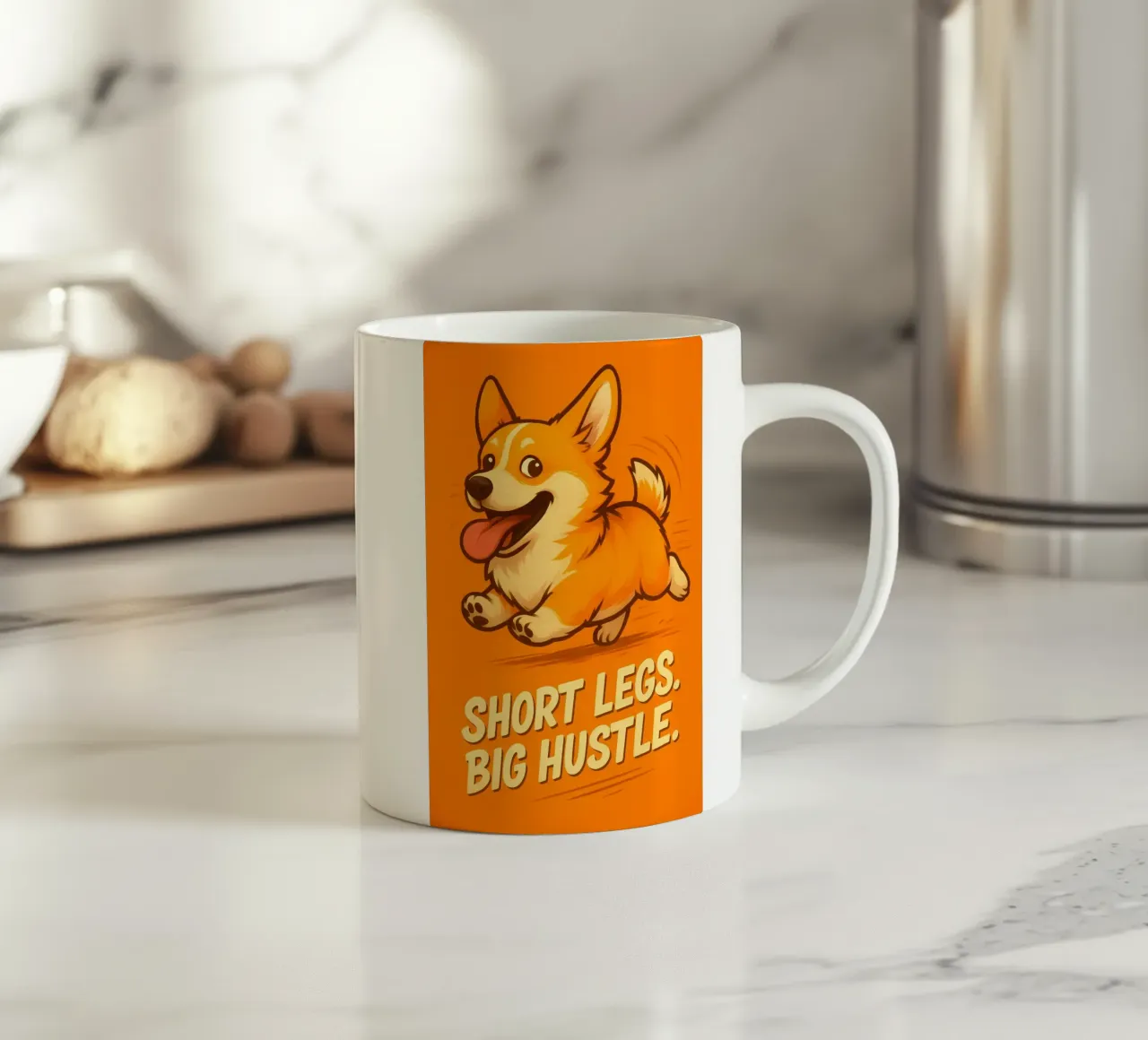 Meme divertente sui Corgi tazza in ceramica da Funny Humor Art