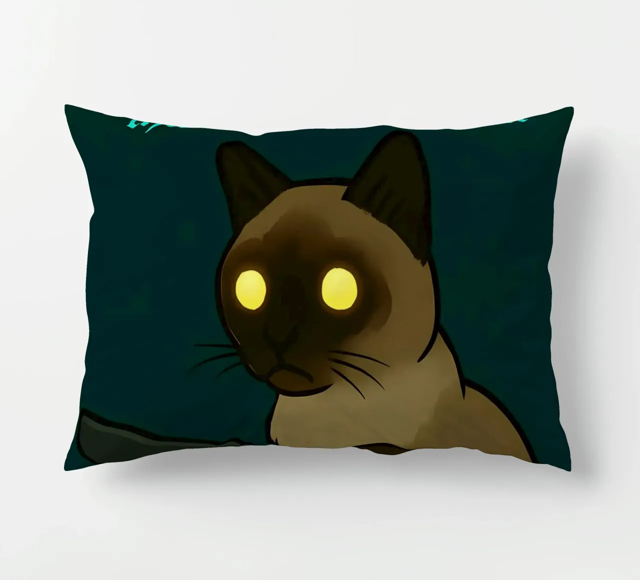 Funny Siamese Cat Meme cuscino da Funny Humor Art