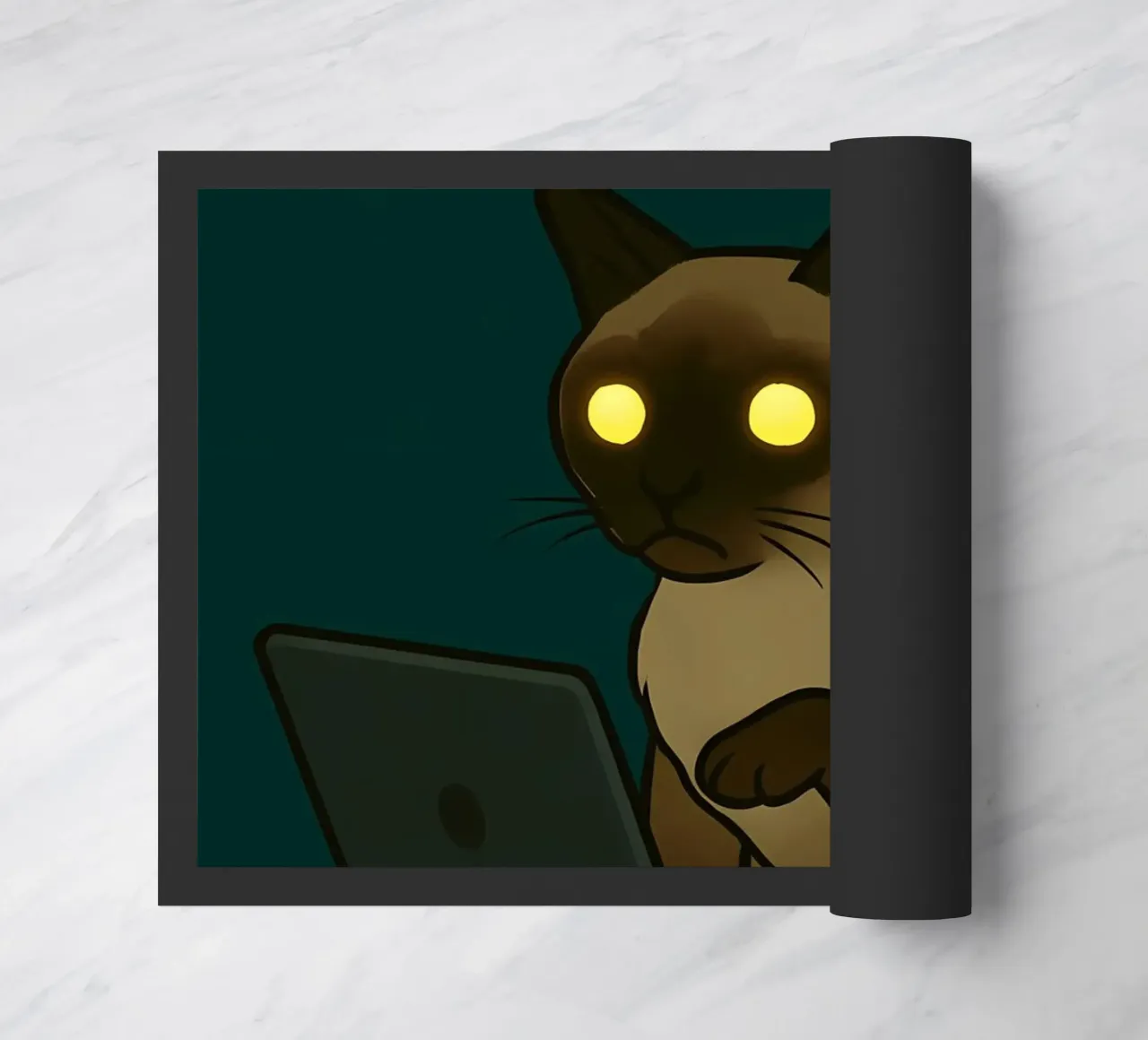 Funny Siamese Cat Meme zerbino da Funny Humor Art