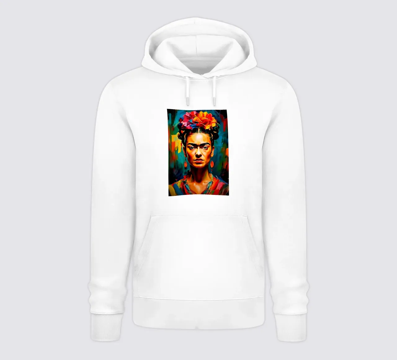 Pittura Frida felpa con cappuccio da Popo Photograph