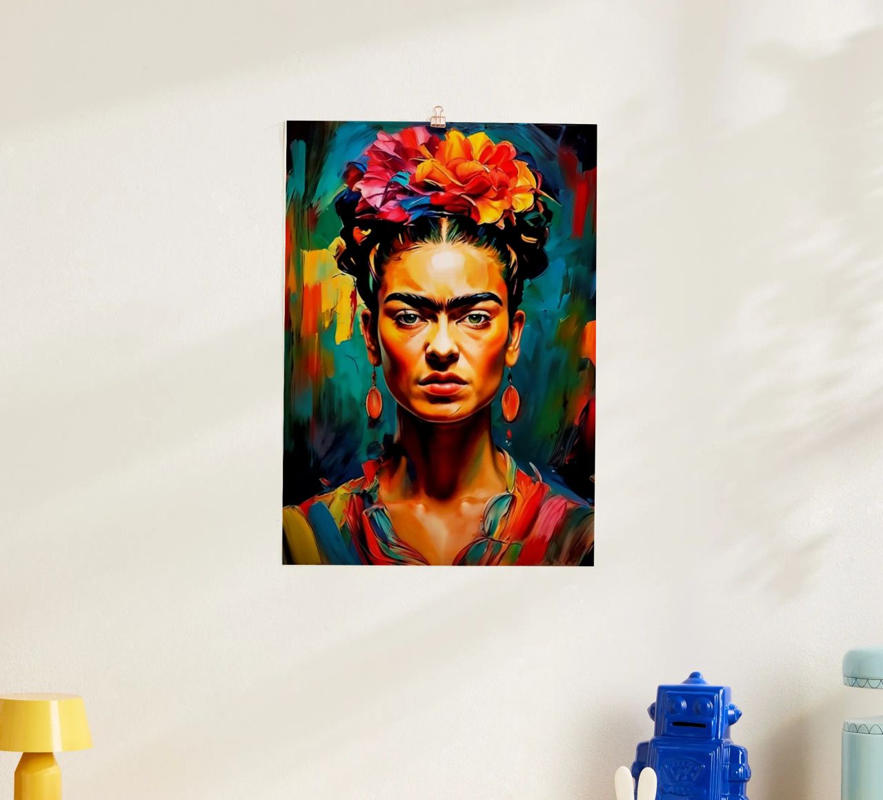 Frida-Gemälde Poster von Popo Photograph