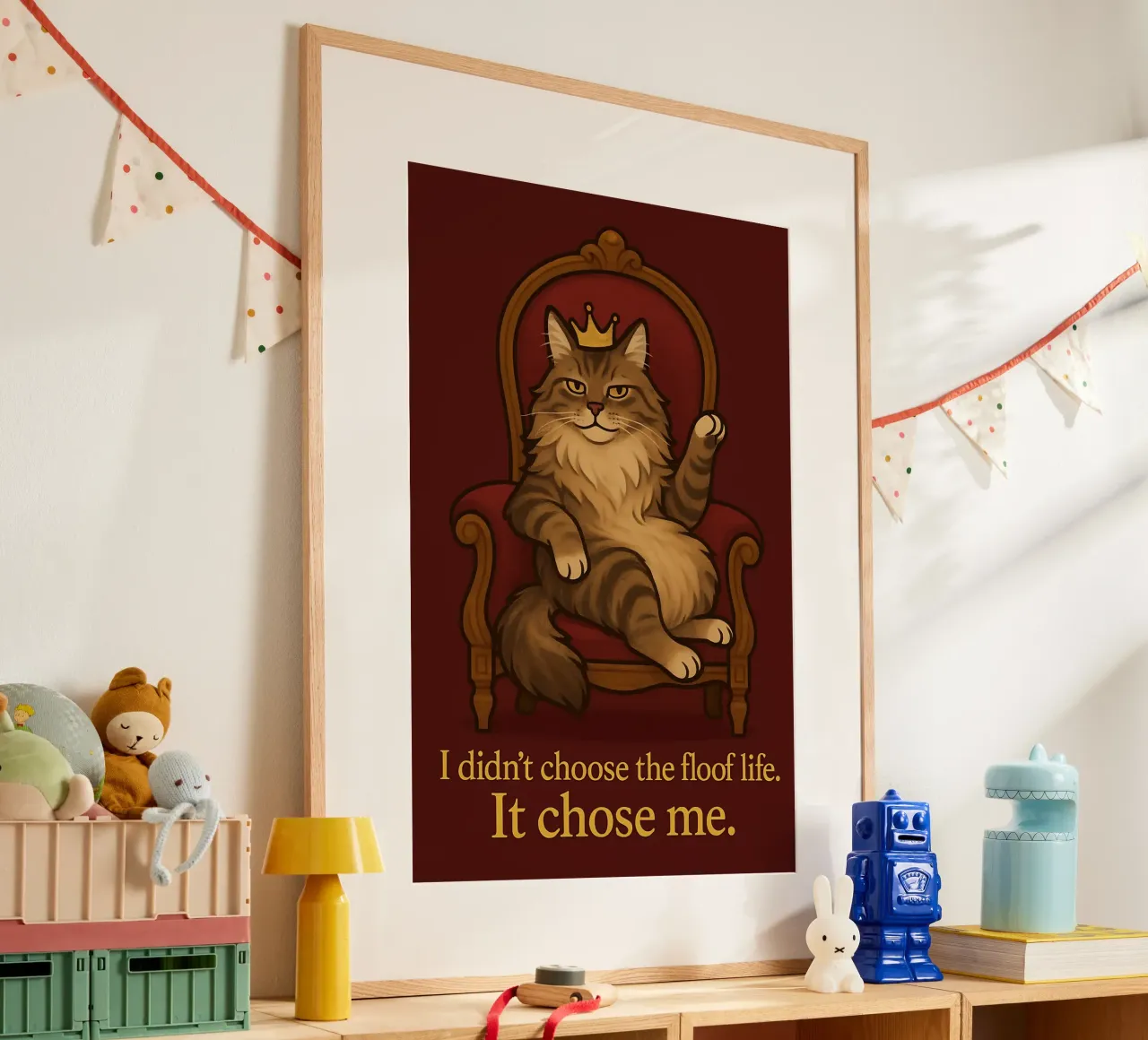 Funny Maine Coon Cat Meme hahnemühle by Funny Humor Art