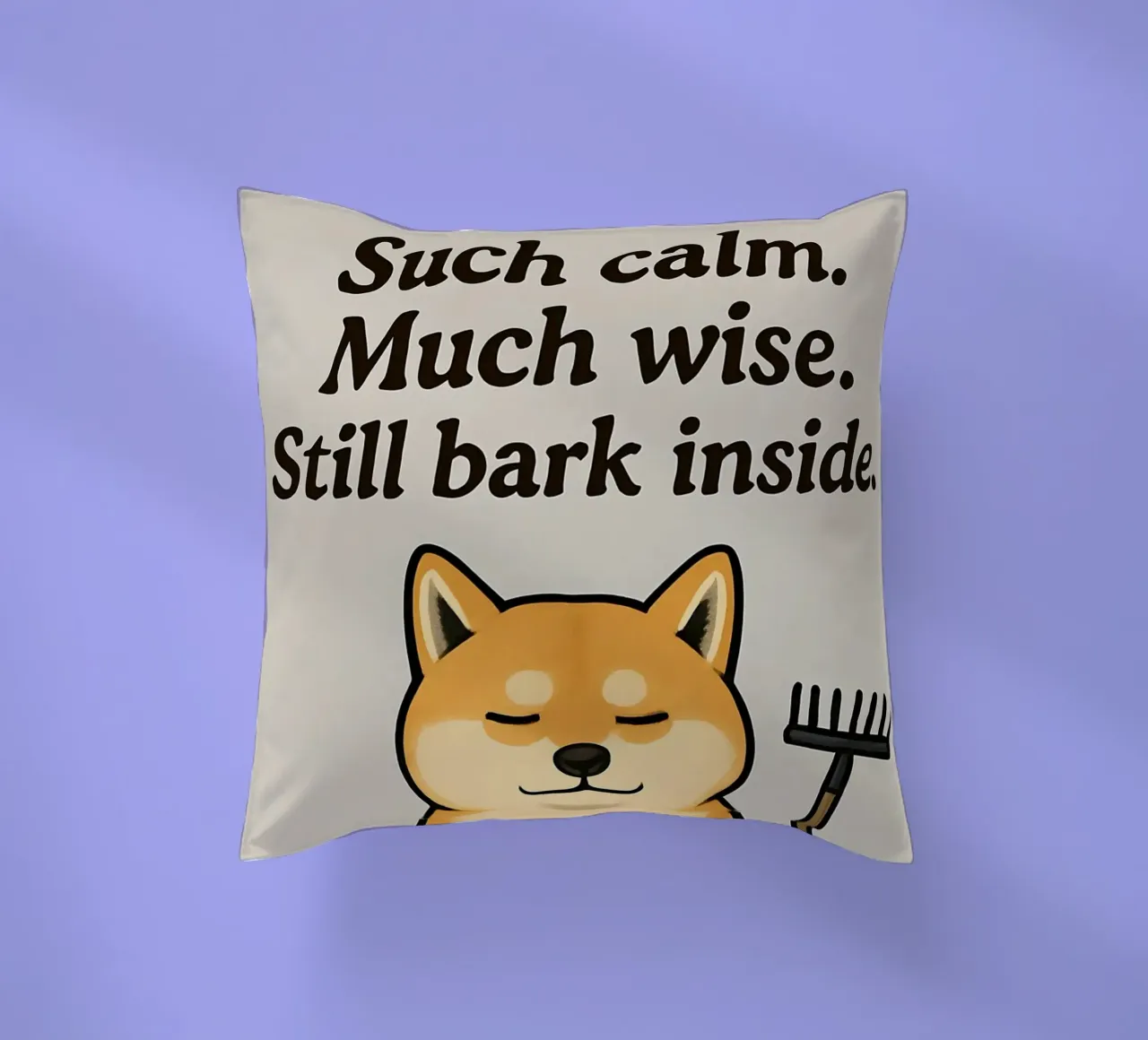 Divertente il meme dello Shiba Inu cuscino da Funny Humor Art