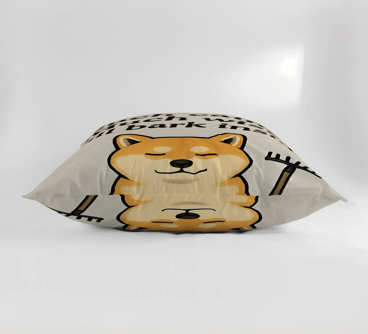Divertente il meme dello Shiba Inu cuscino da Funny Humor Art