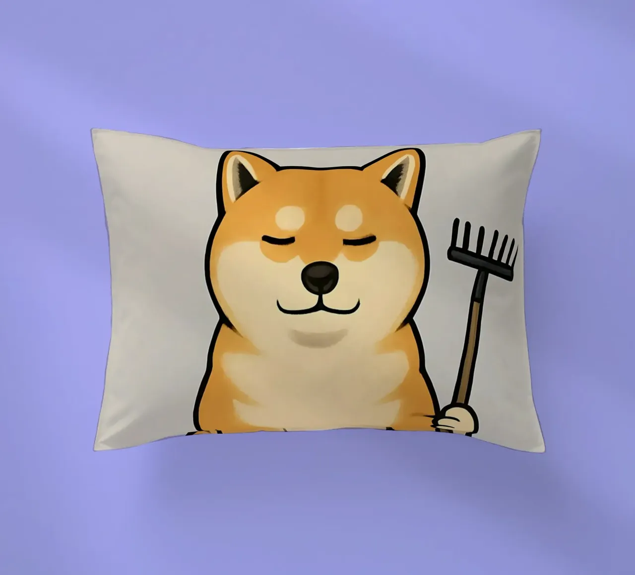 Divertente il meme dello Shiba Inu cuscino da Funny Humor Art