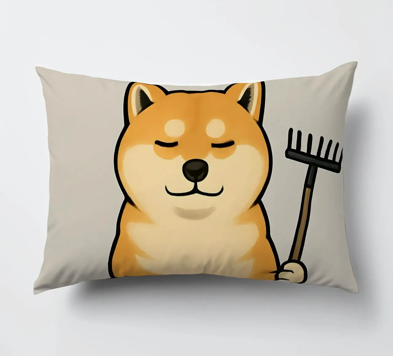 Divertente il meme dello Shiba Inu cuscino da Funny Humor Art