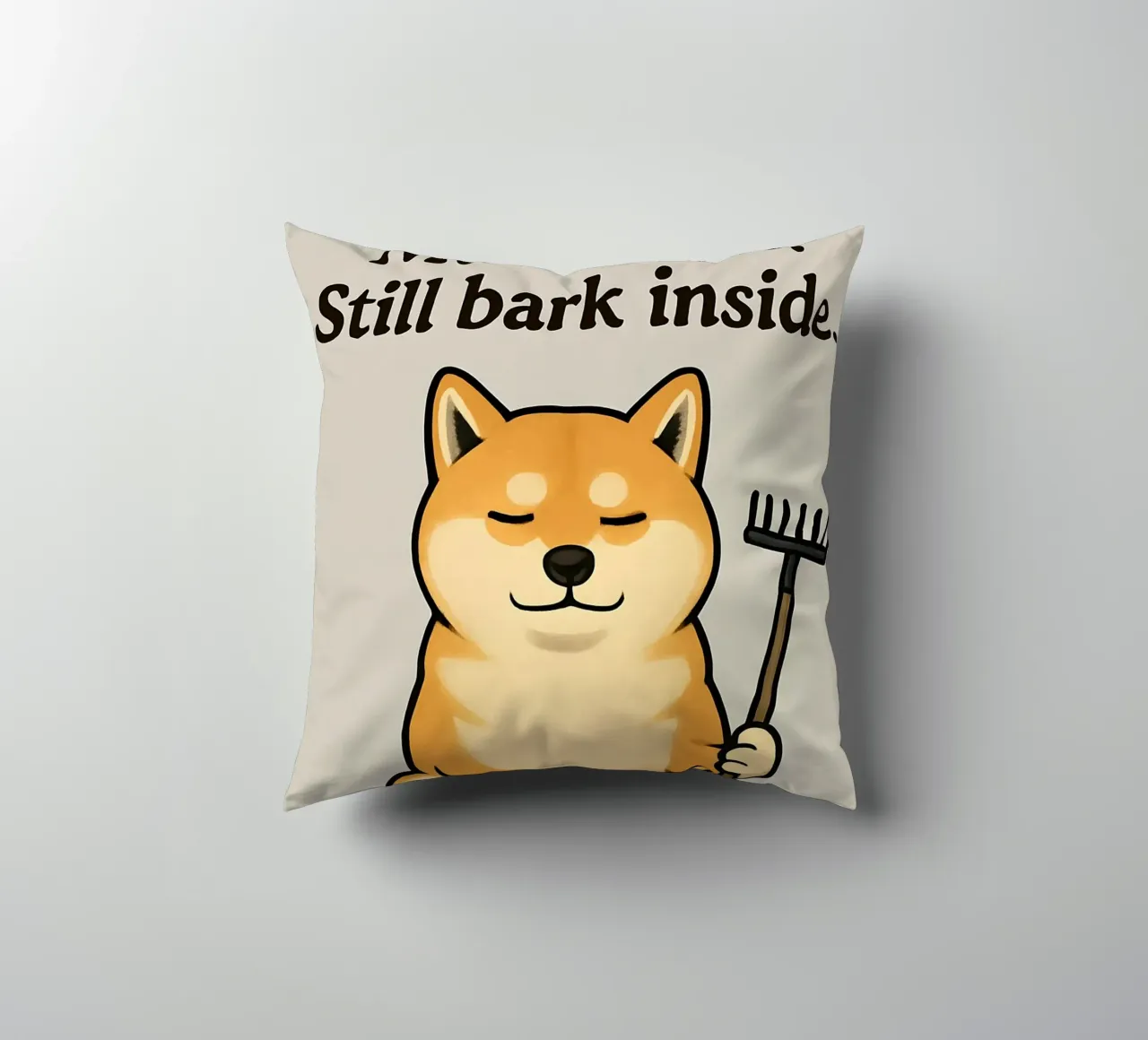 Divertente il meme dello Shiba Inu cuscino da Funny Humor Art