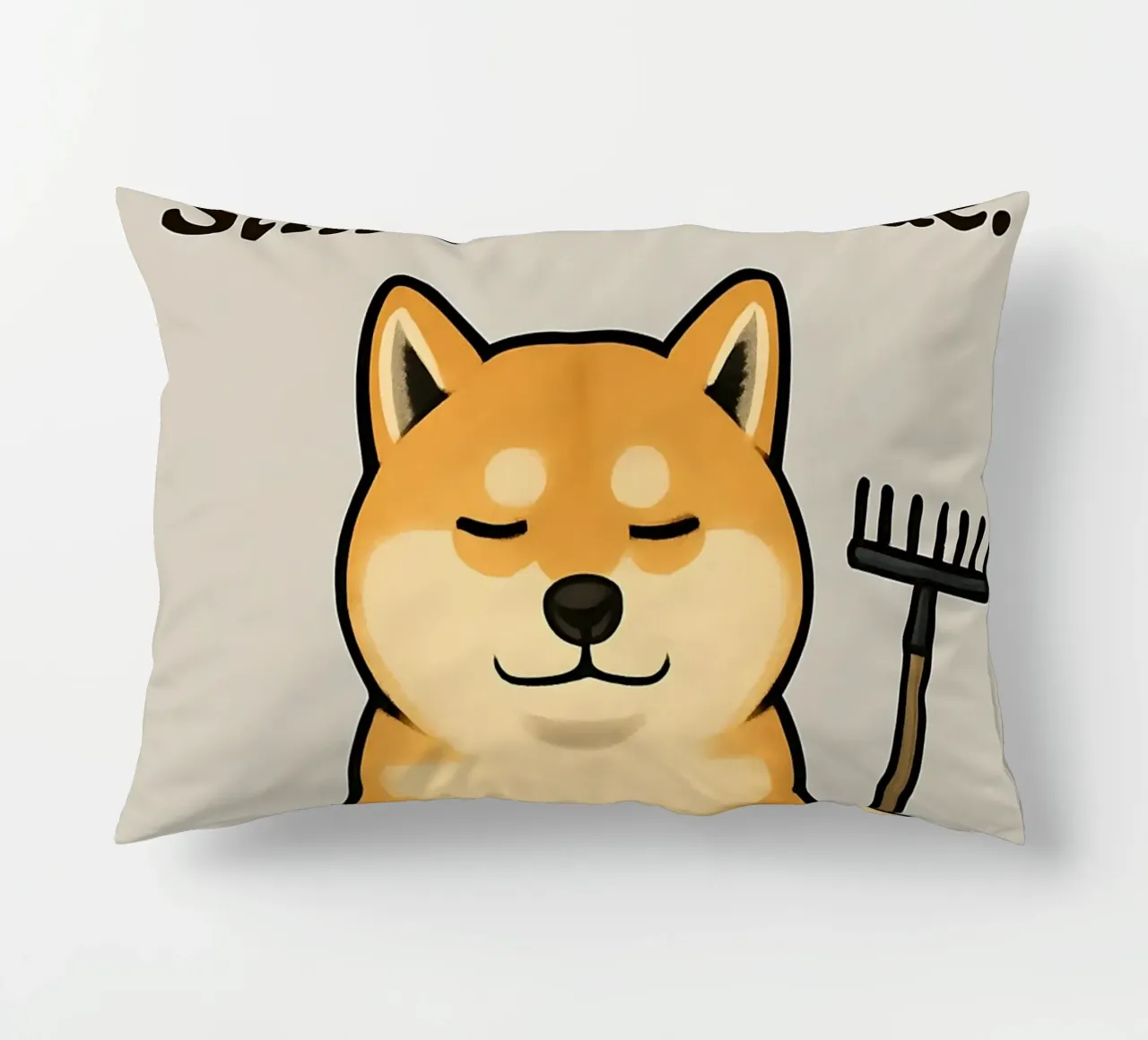 Divertente il meme dello Shiba Inu cuscino da Funny Humor Art