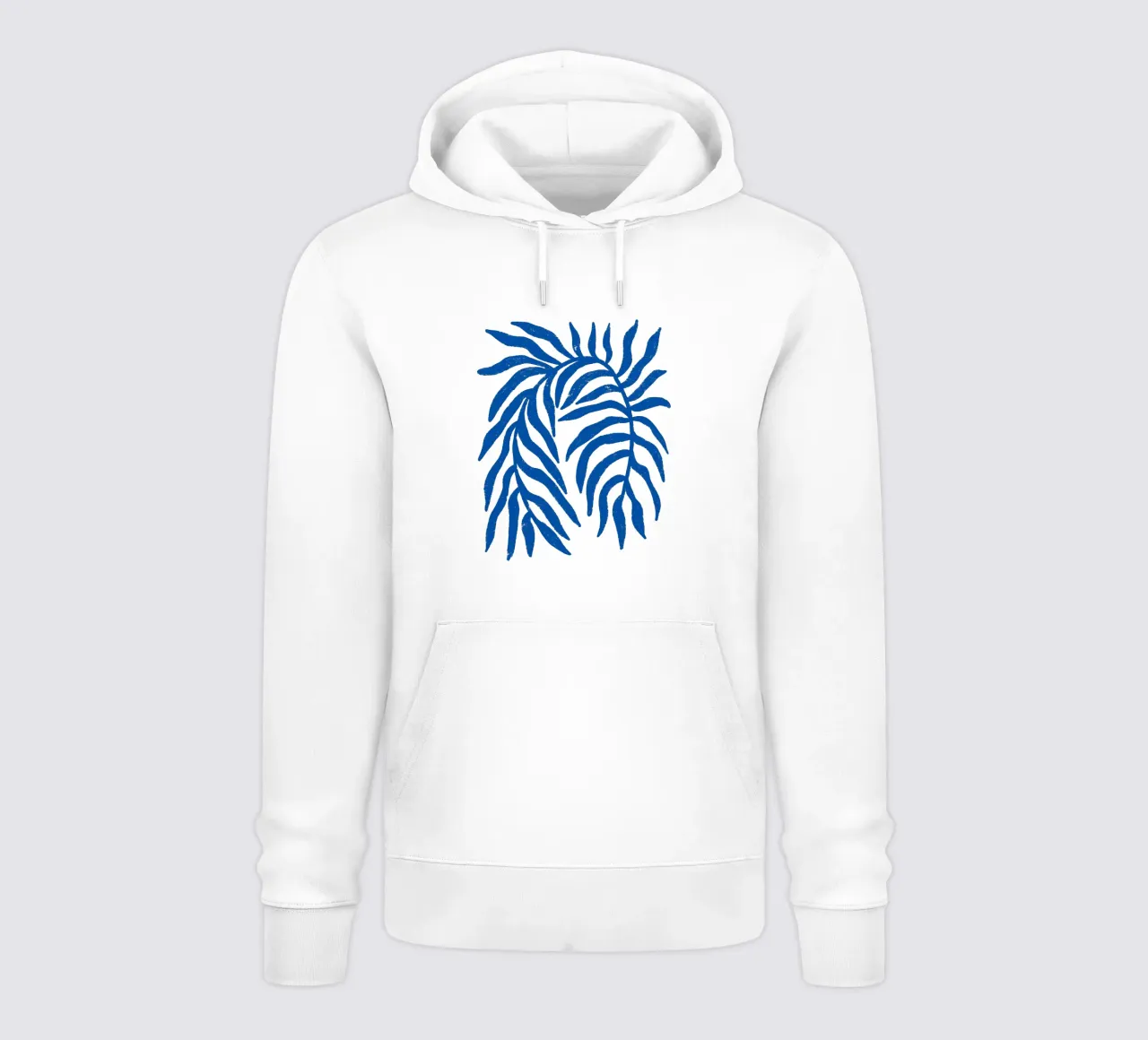 Silhouette blu Ramo strutturato 1 felpa con cappuccio da Wackapacka