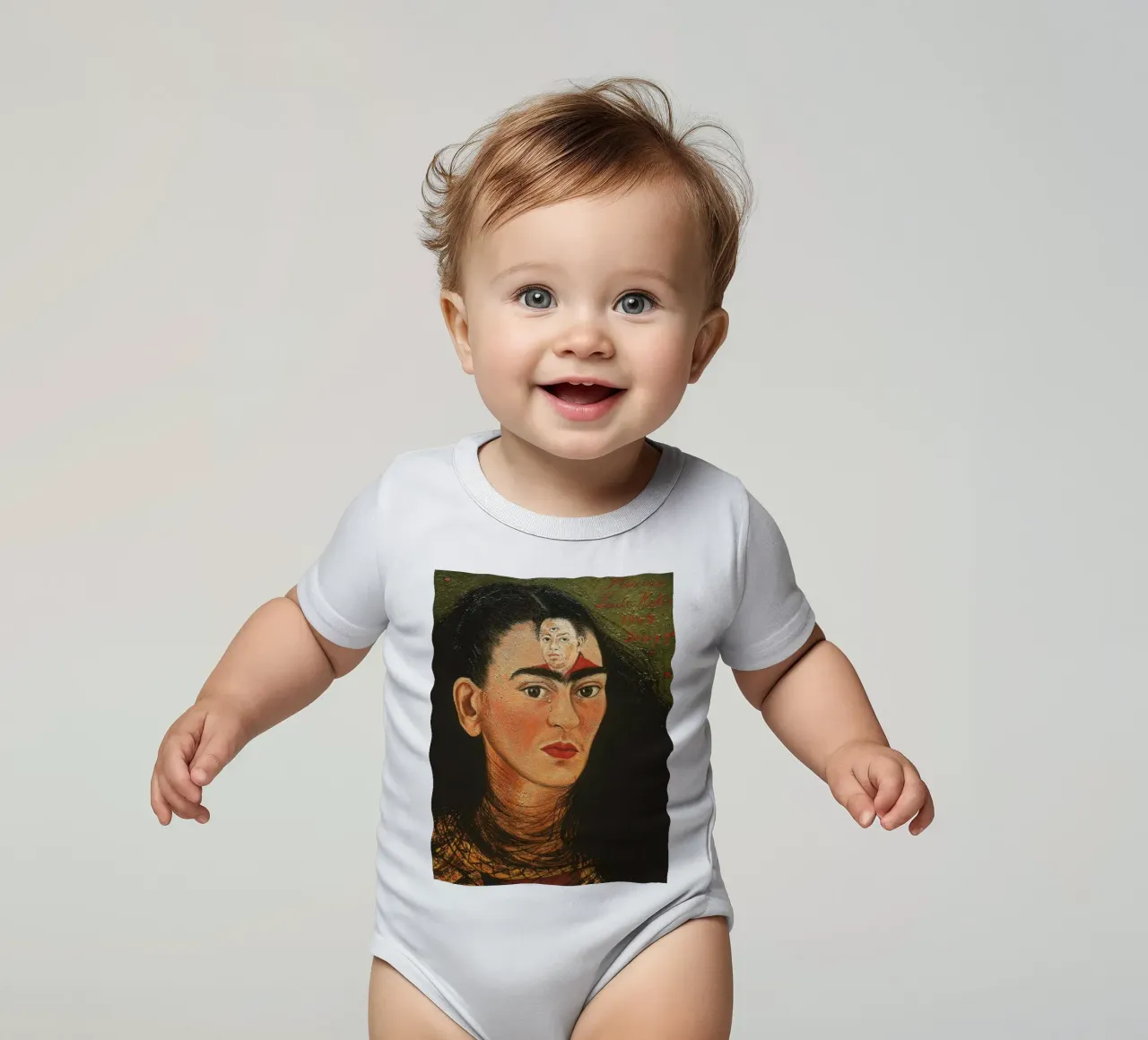Frida Diego e io body neonato maniche corte da Popo Photograph