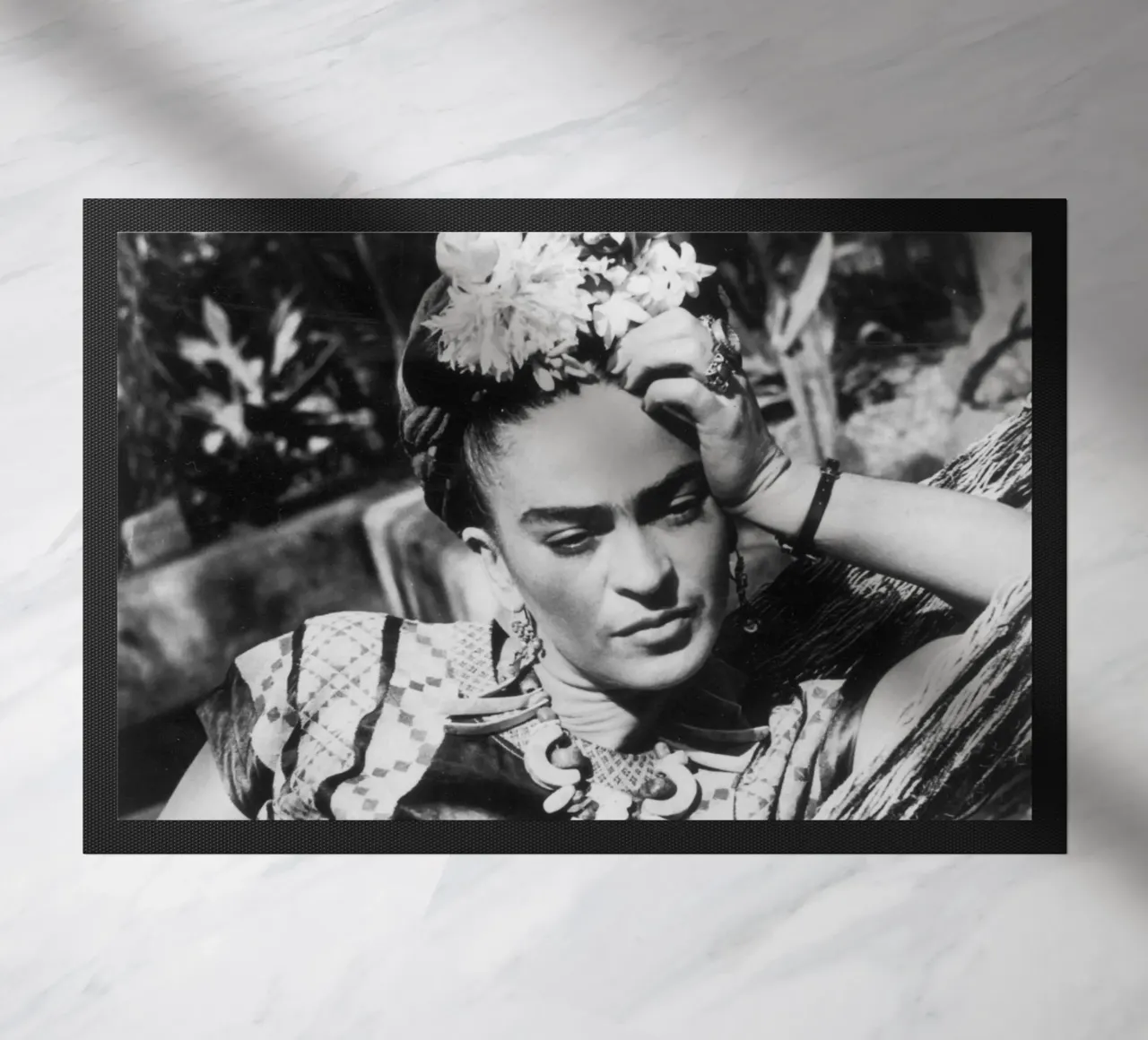 Frida Beautiful Vintage doormat by Popo Photograph