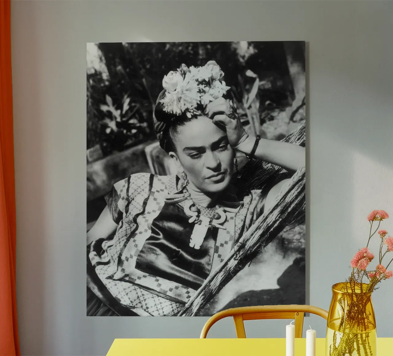Frida Beautiful Vintage acrylic glass by Popo Photograph