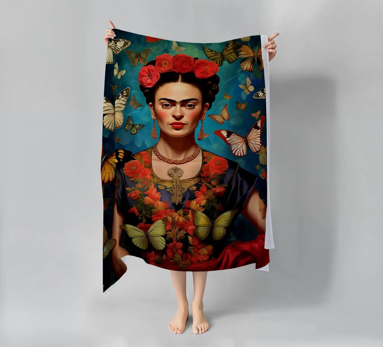 Papillons Frida serviette de plage de Popo Photograph