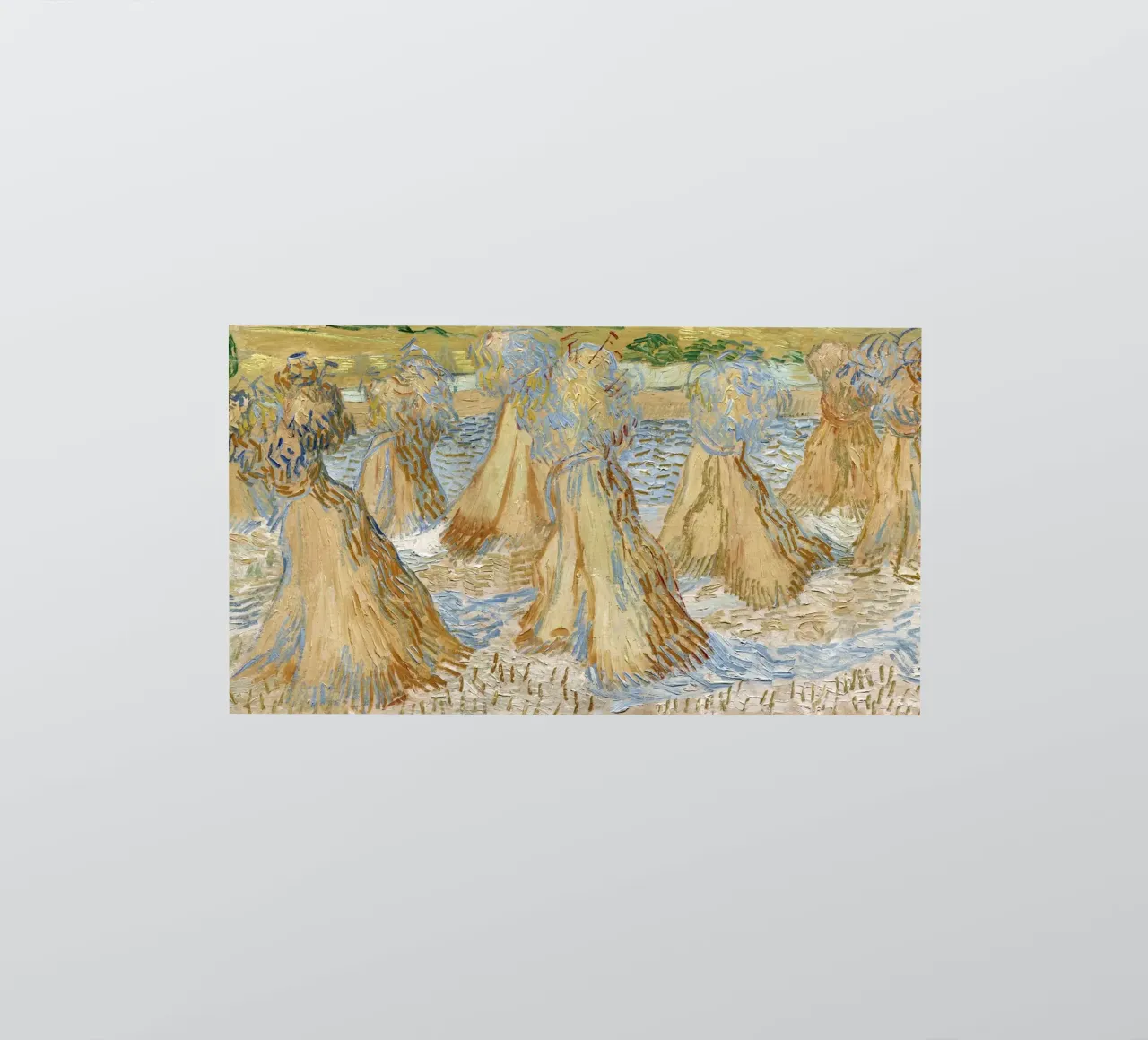 Gavillas de trigo (1890) de Vincent van Gogh pegatina de Venus Art