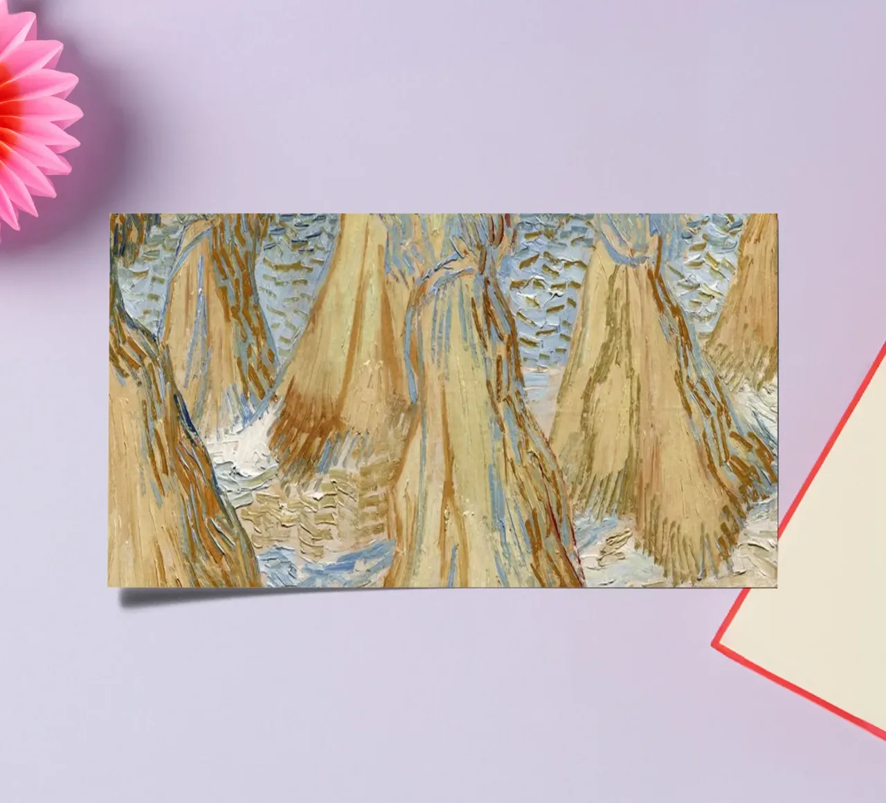 Vincent van Goghs Weizengarben (1890) Stickerbogen von Venus Art