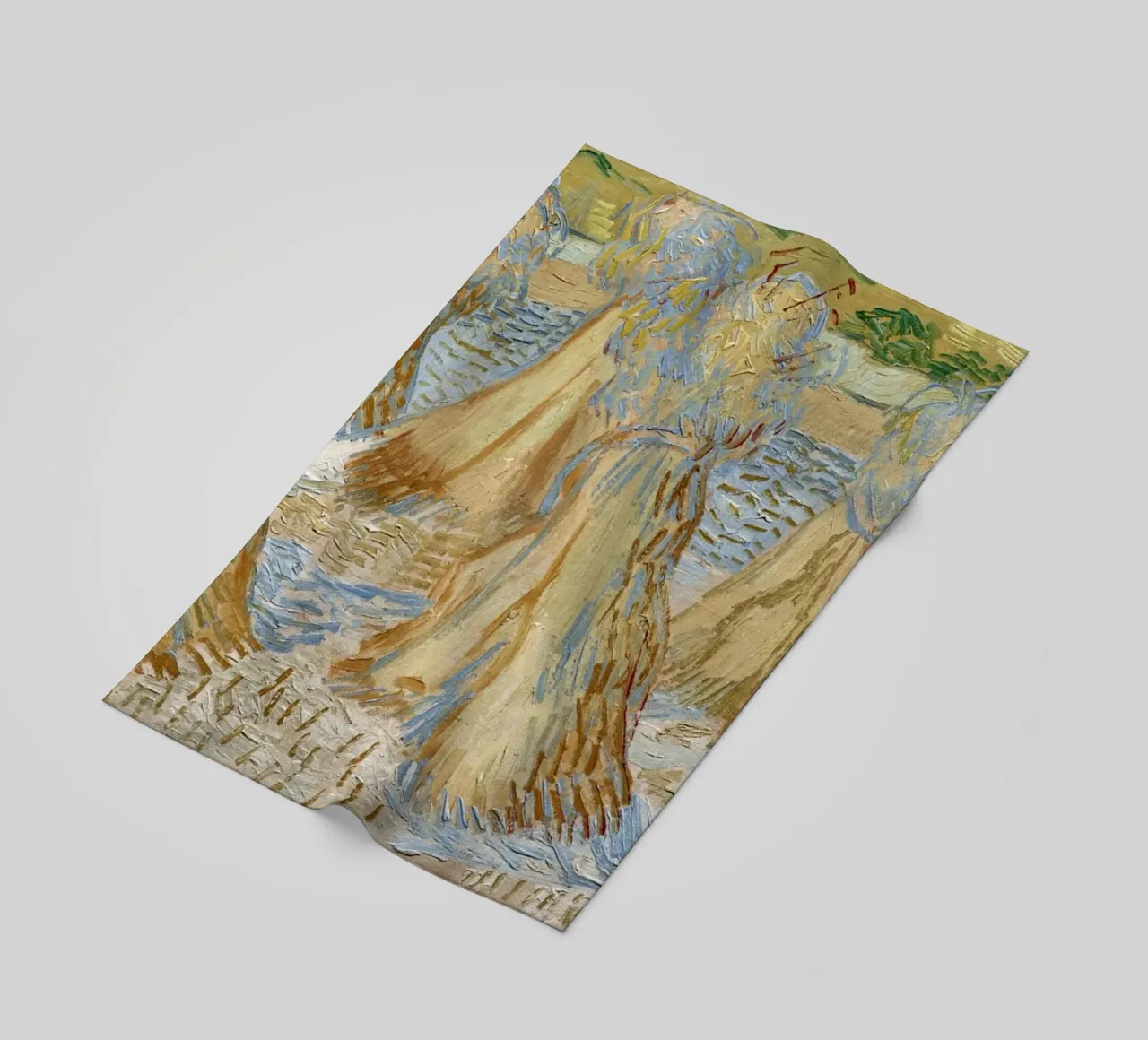 Les gerbes de blé de Vincent van Gogh (1890) serviette de plage de Venus Art