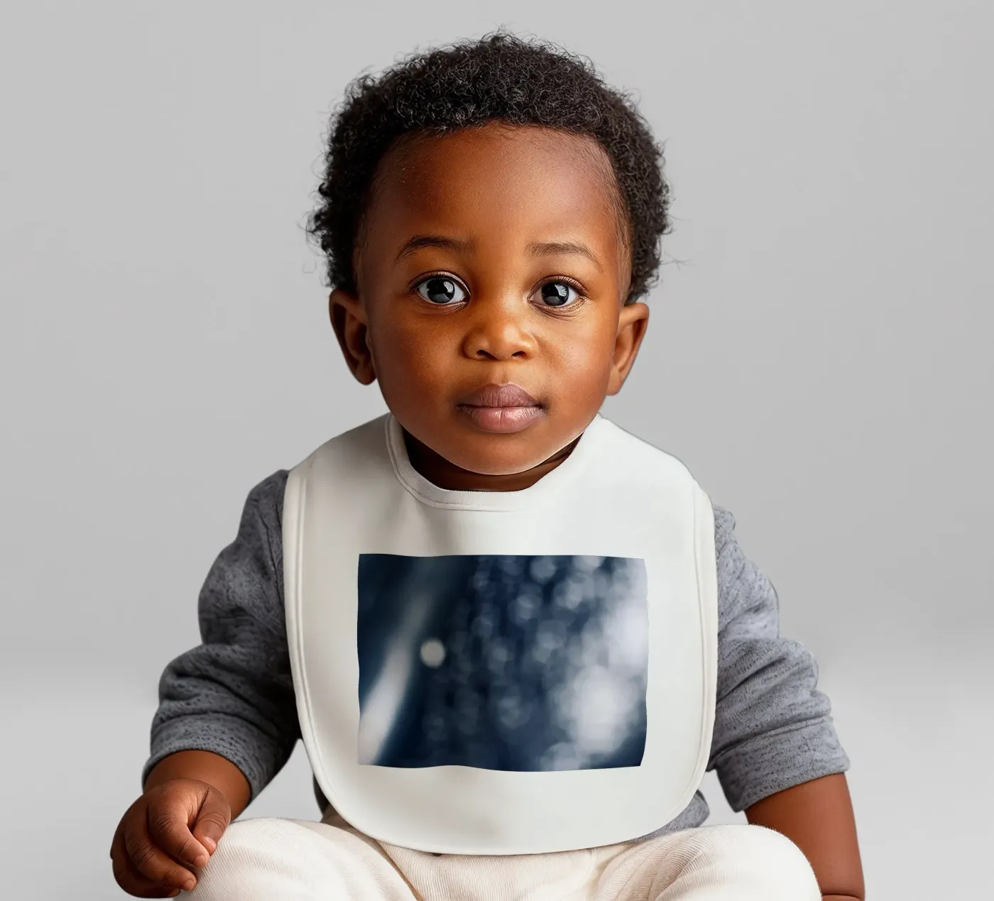 Deep Down baby bib by ChiasMata CozMos