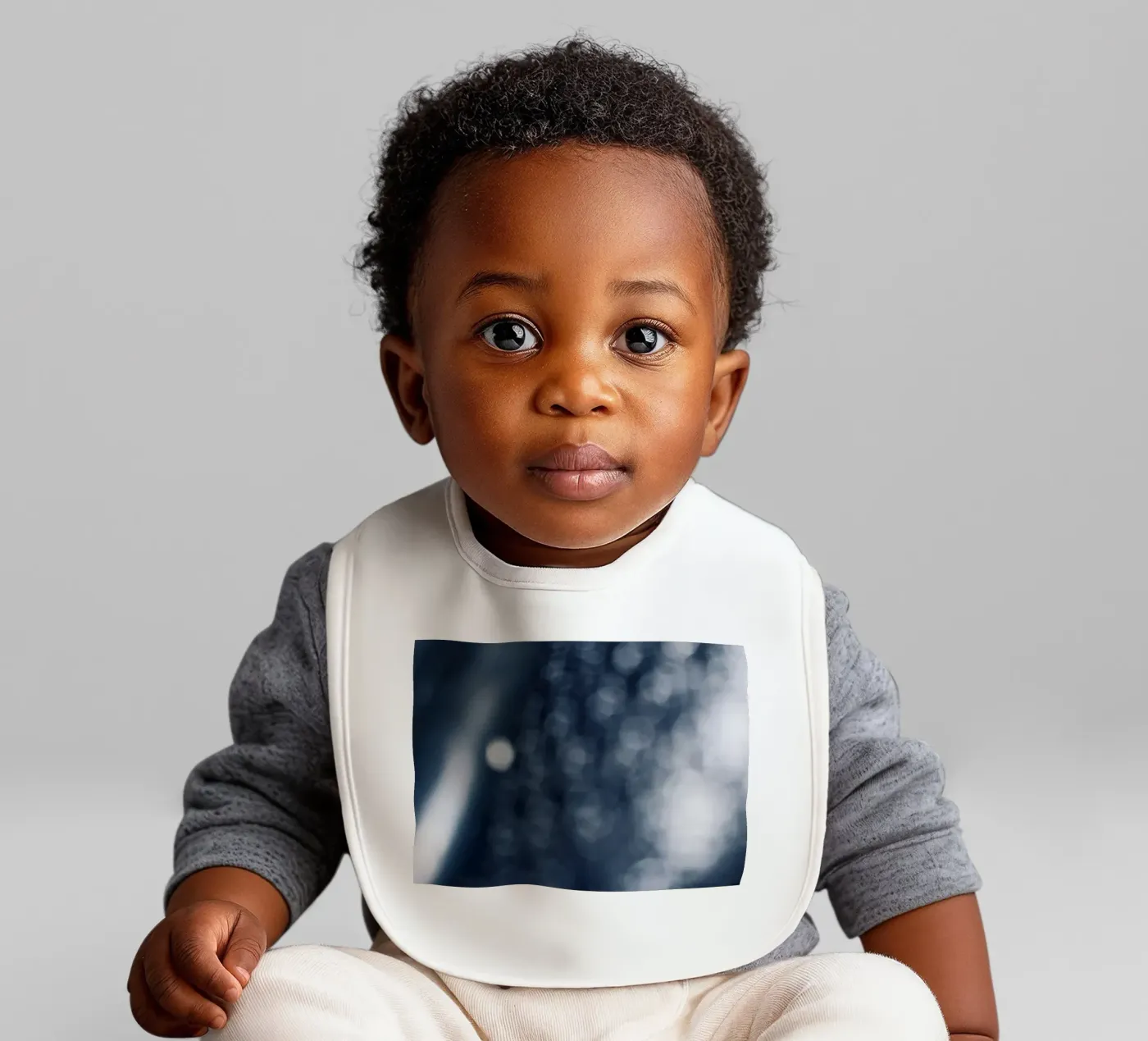 Deep Down baby bib by ChiasMata CozMos