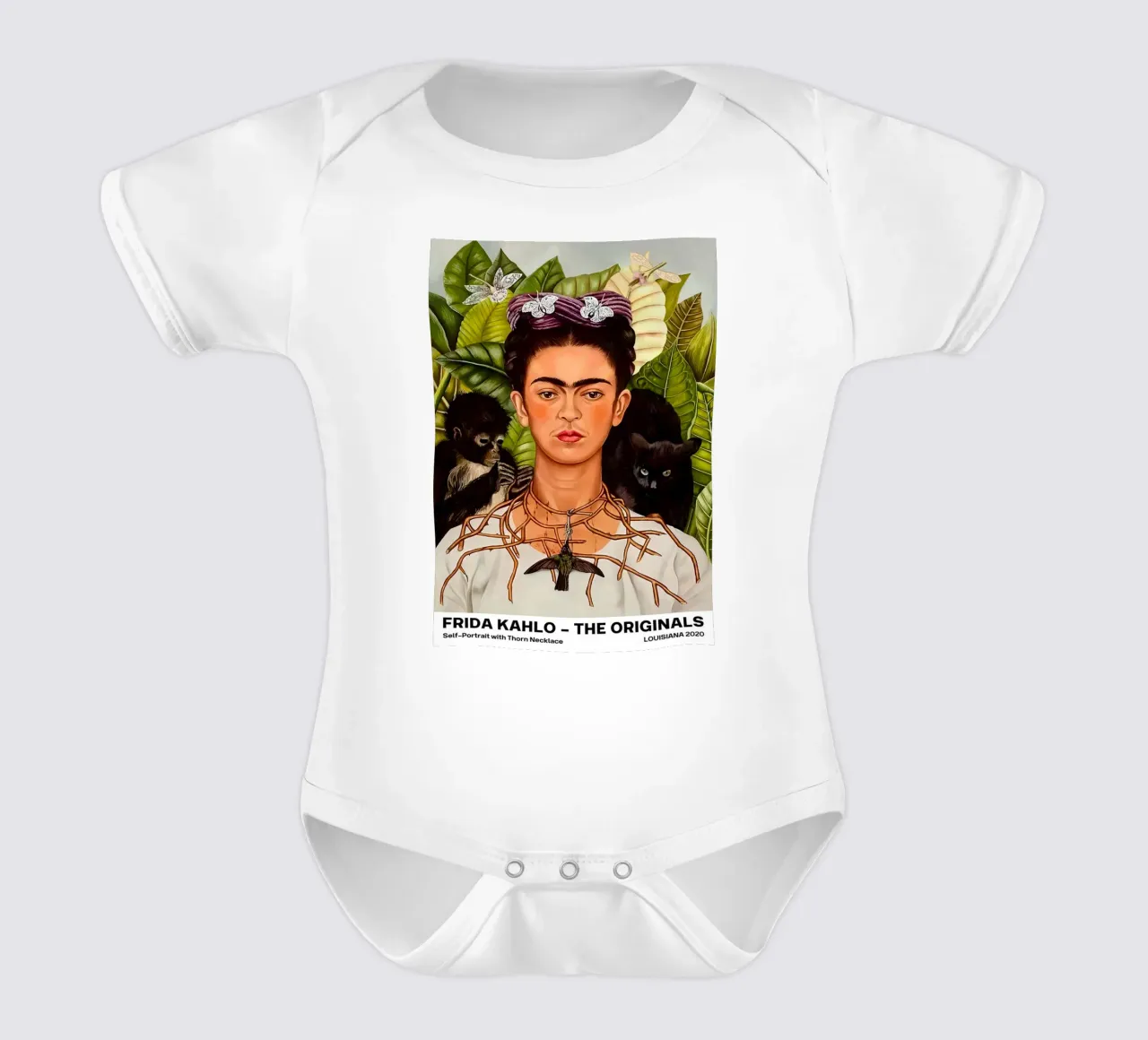 Collana di spine Frida body neonato maniche corte da Popo Photograph