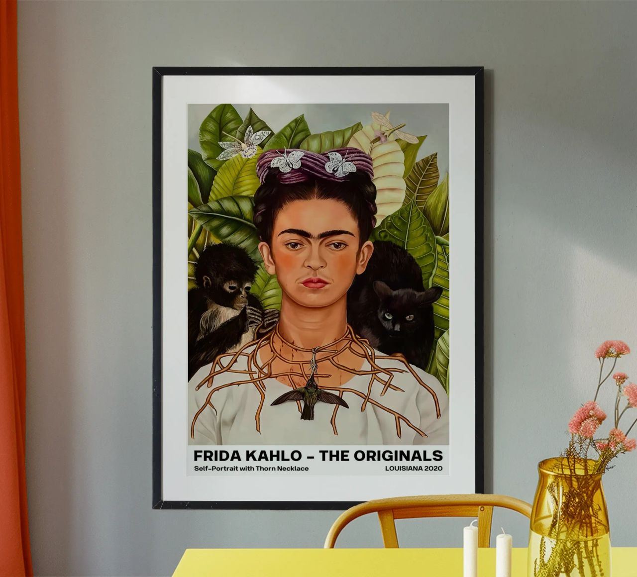 Dornenhalskette Frida Poster von Popo Photograph