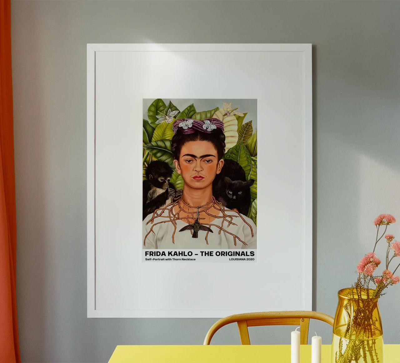 Dornenhalskette Frida Poster von Popo Photograph