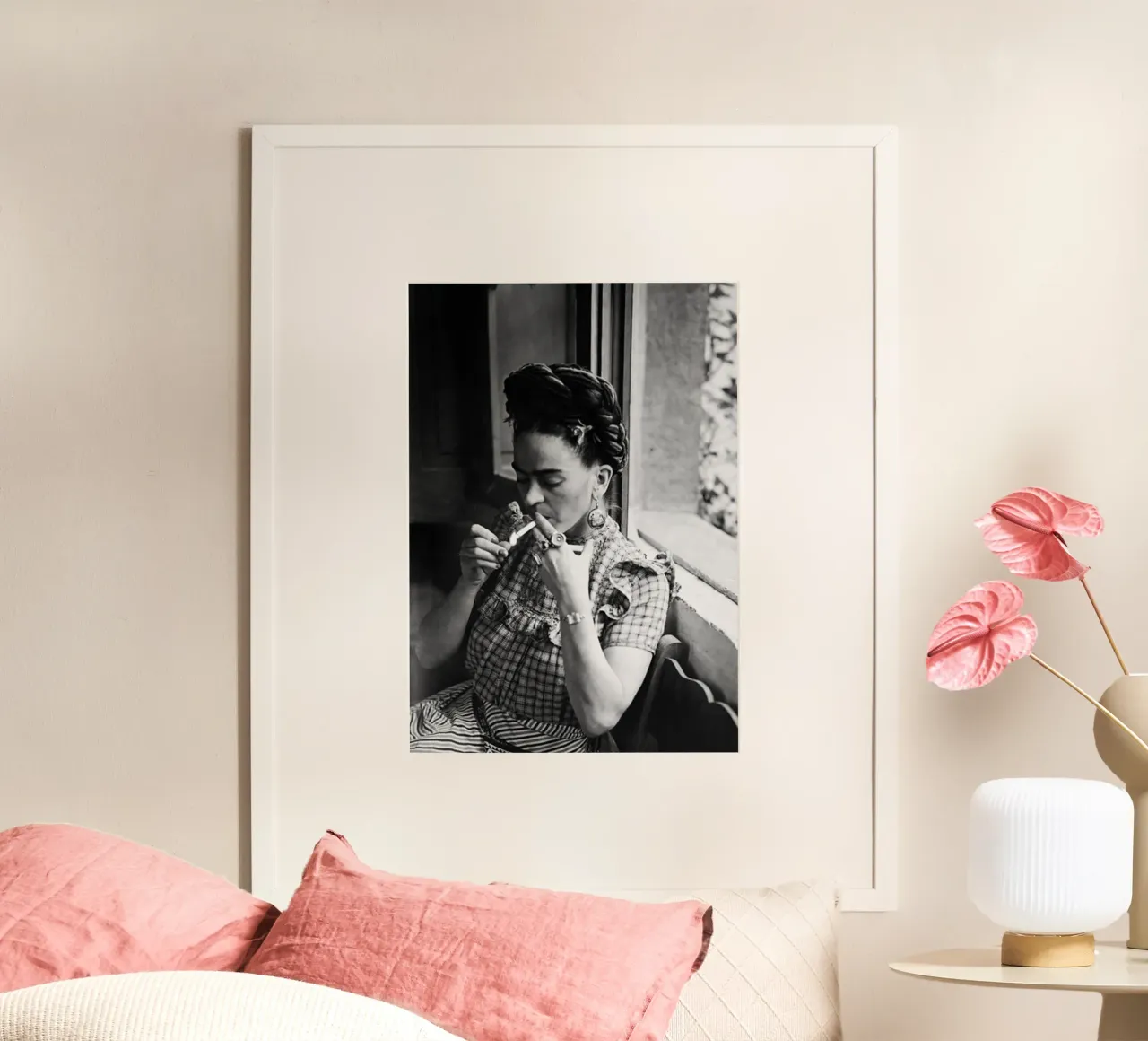 Frida Smooking Poster von Popo Photograph