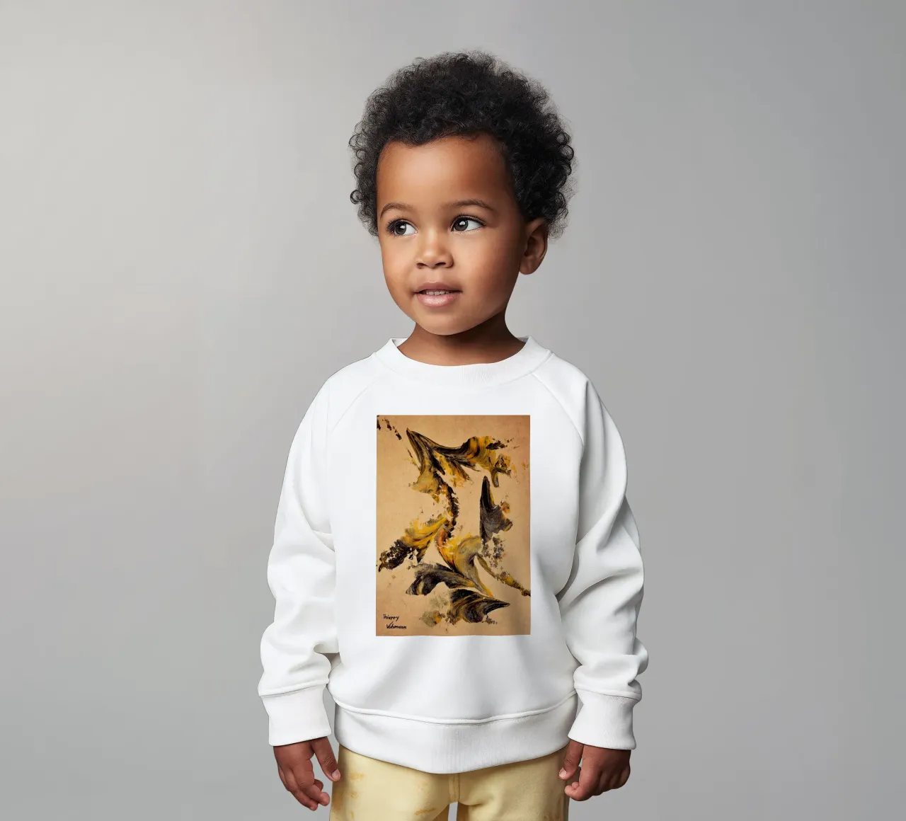 MESSAGE FROM THE HEART 27 Baby Sweatshirt von Thierry Vobmann Abstract painting