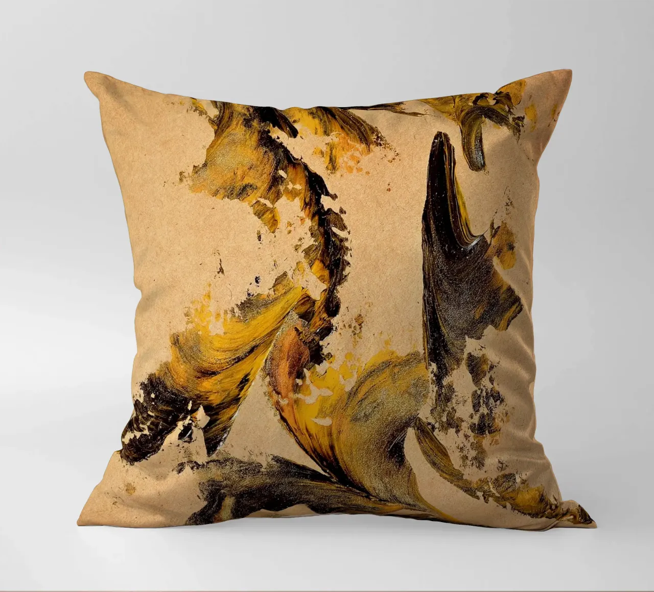 MESSAGE FROM THE HEART 27 cuscino da Thierry Vobmann Abstract painting