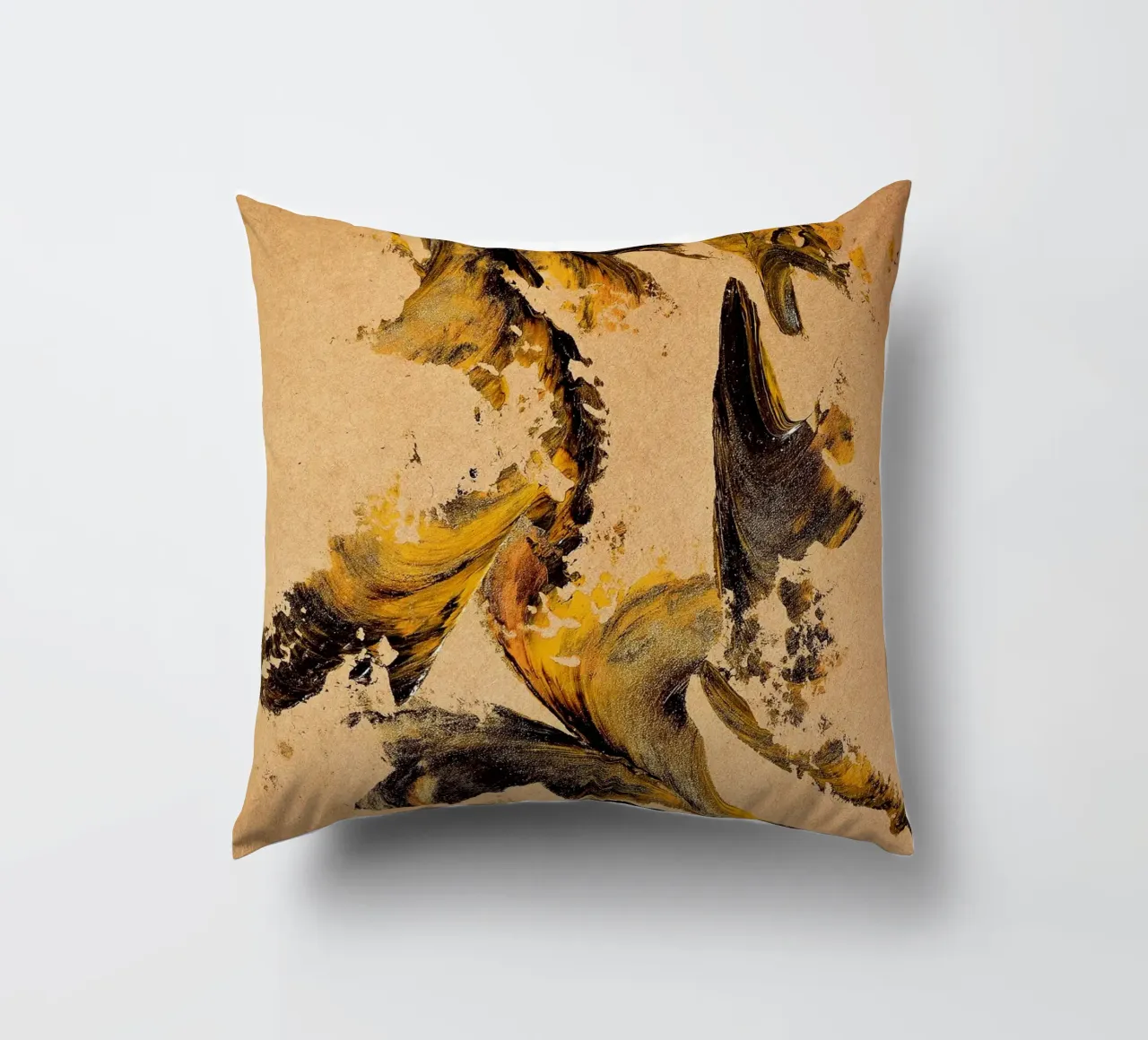 MESSAGE FROM THE HEART 27 cuscino da Thierry Vobmann Abstract painting