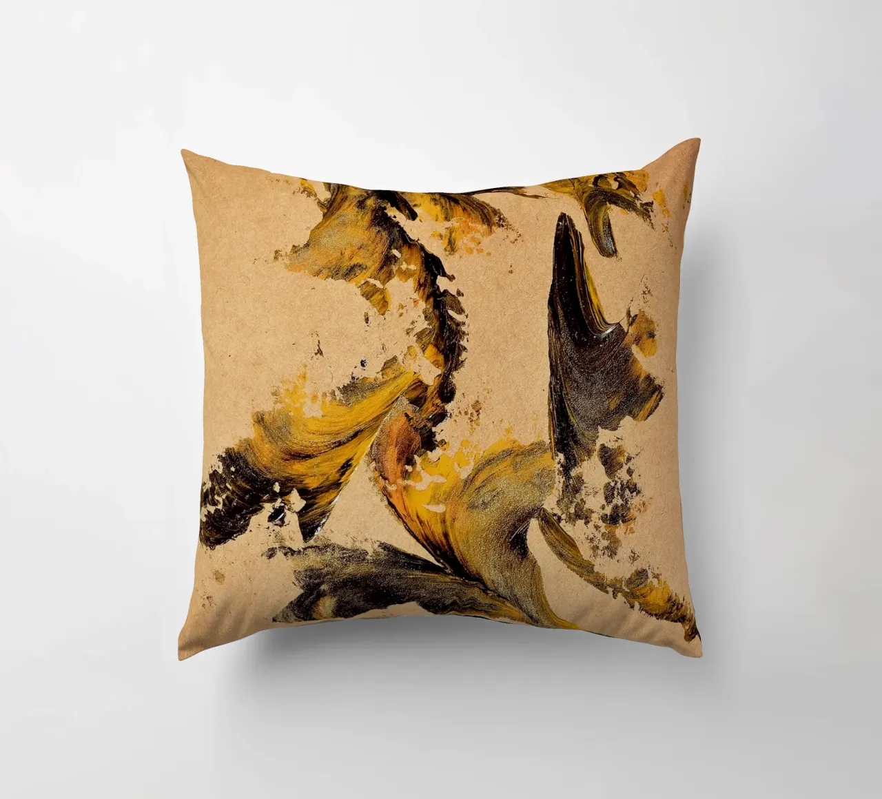 MESSAGE FROM THE HEART 27 cuscino da Thierry Vobmann Abstract painting