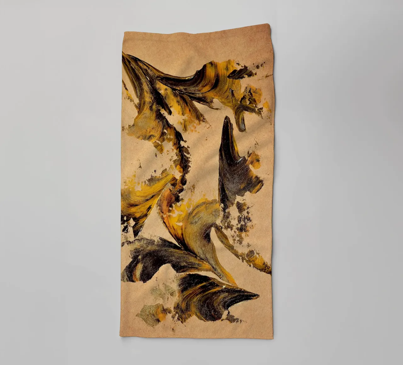 MESSAGE FROM THE HEART 27 asciugamano da bagno da Thierry Vobmann Abstract painting