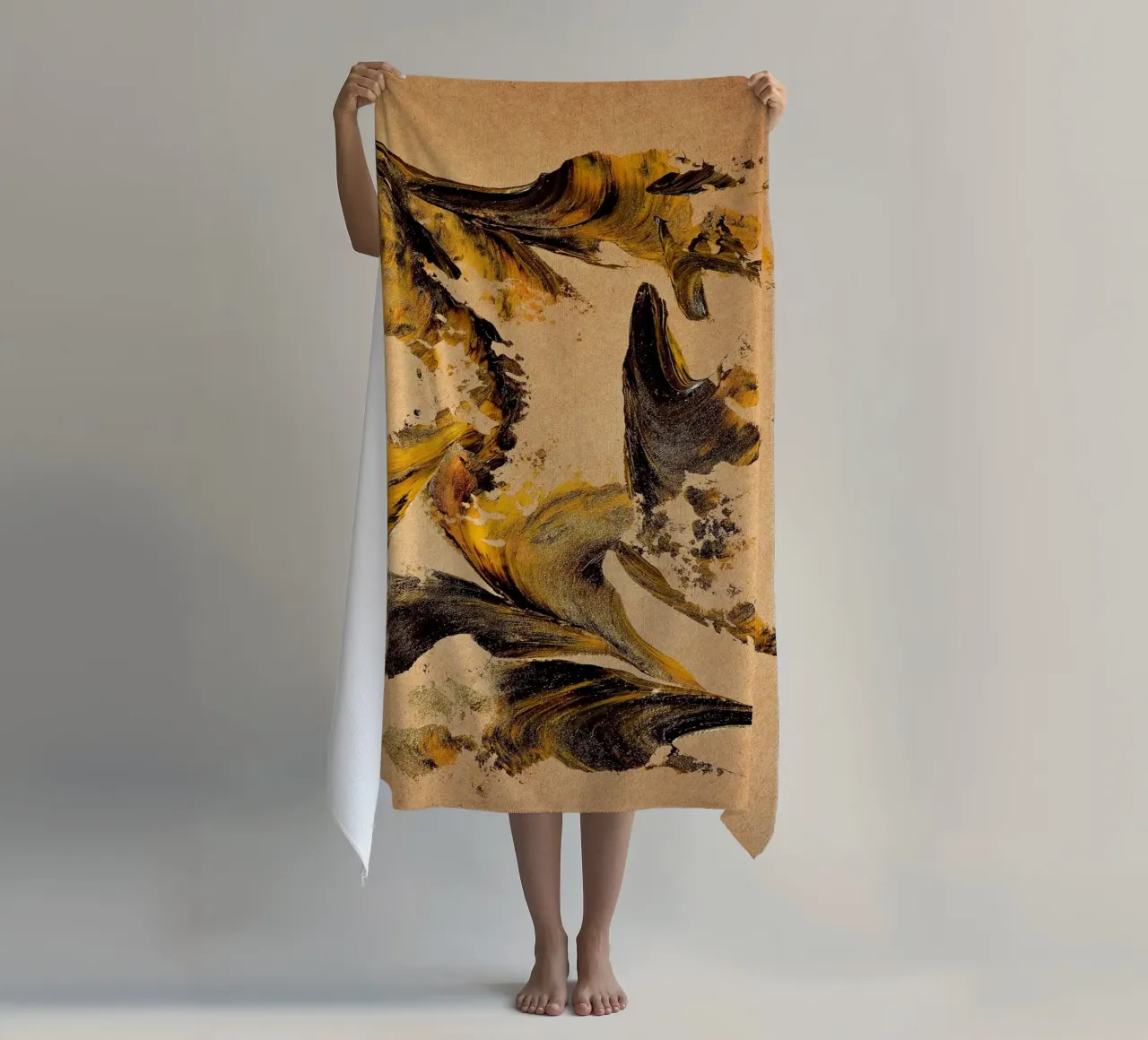 MESSAGE FROM THE HEART 27 telo mare da Thierry Vobmann Abstract painting