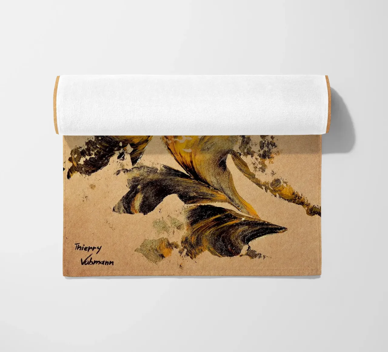 MESSAGE FROM THE HEART 27 telo mare da Thierry Vobmann Abstract painting