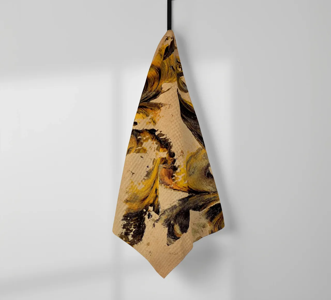 MESSAGE FROM THE HEART 27 canovaccio da cucina da Thierry Vobmann Abstract painting