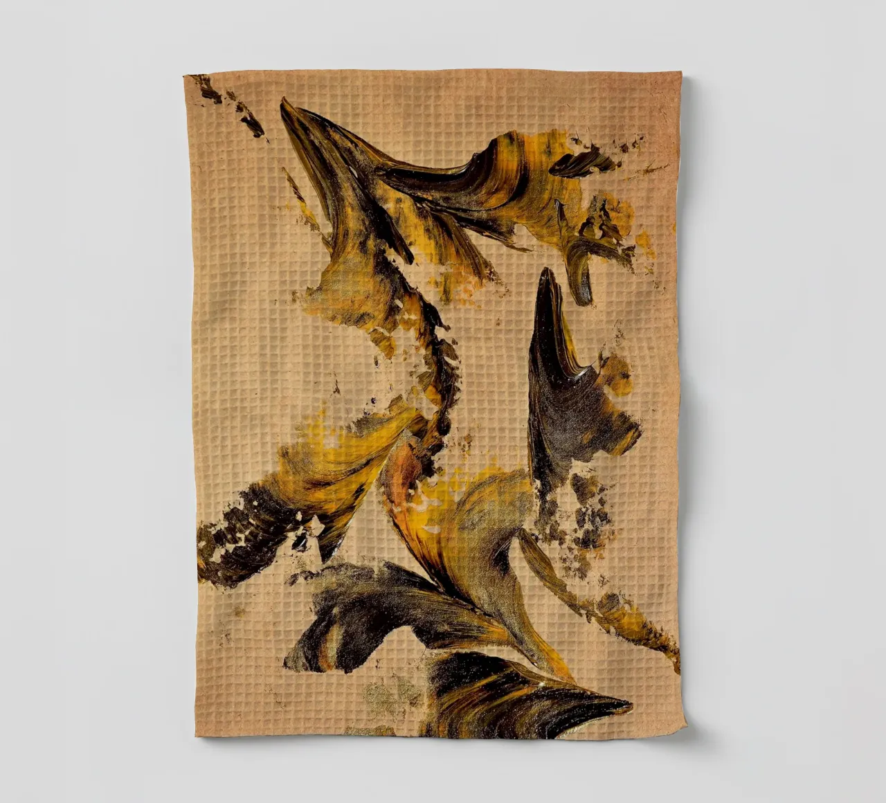 MESSAGE FROM THE HEART 27 canovaccio da cucina da Thierry Vobmann Abstract painting