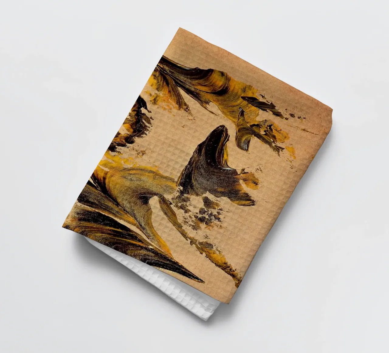 MESSAGE FROM THE HEART 27 canovaccio da cucina da Thierry Vobmann Abstract painting