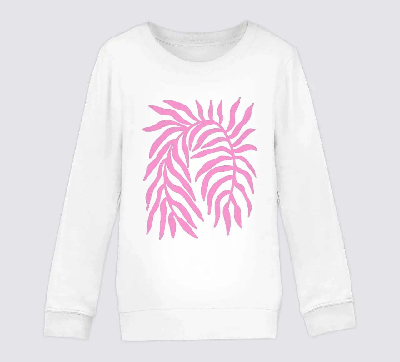 Silhouette rosa Ramo strutturato 1 felpa bambino da Wackapacka