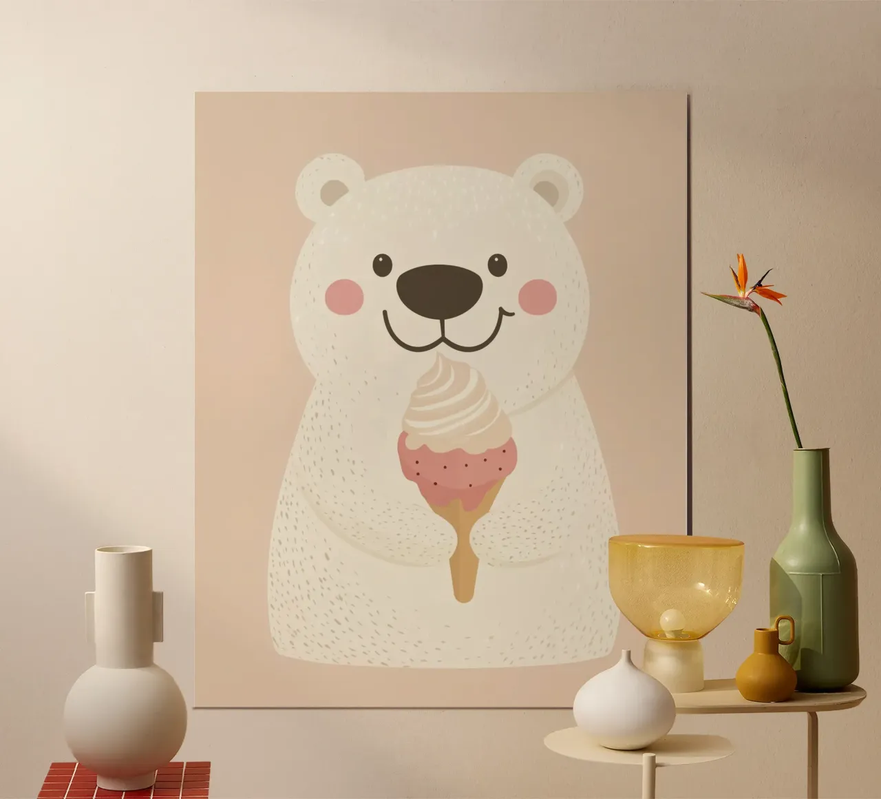Orso polare stravagante poster da Happy Littles