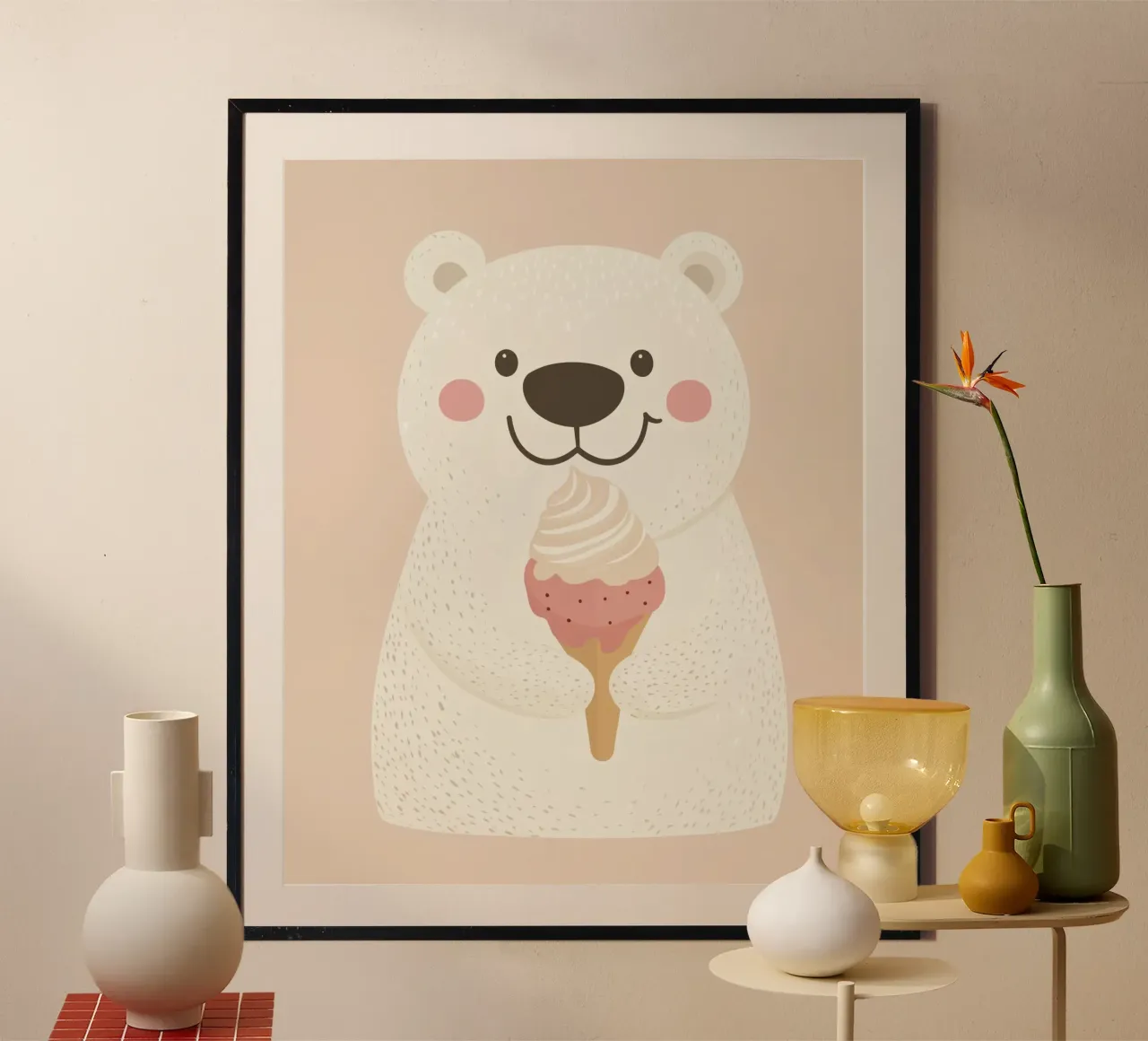 Orso polare stravagante poster da Happy Littles