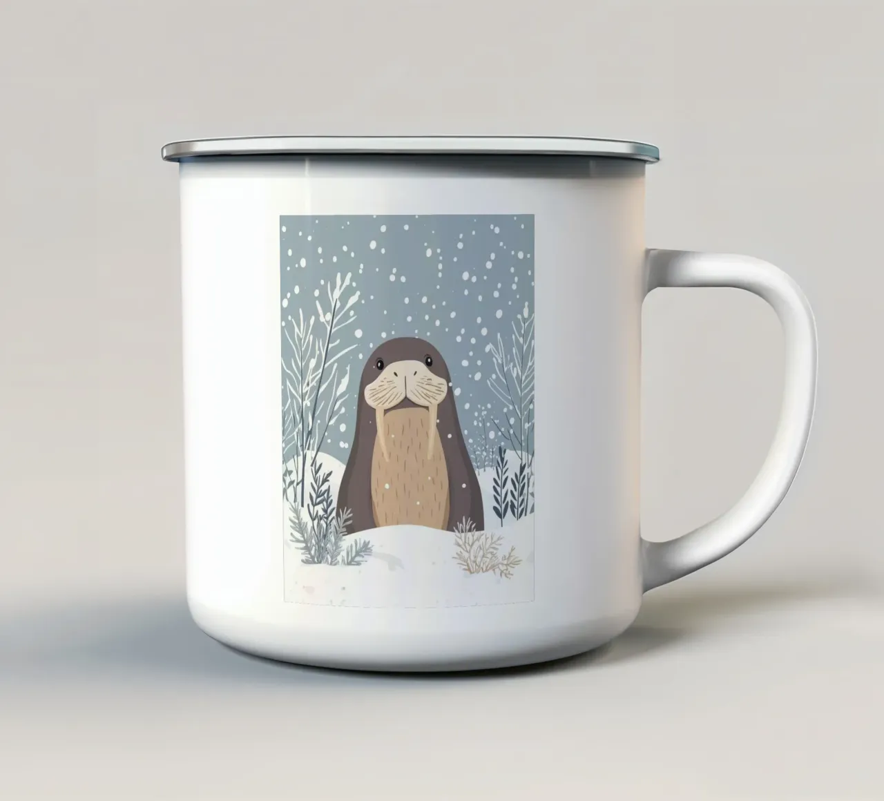 Tricheco stravagante tazza in smalto da Happy Littles