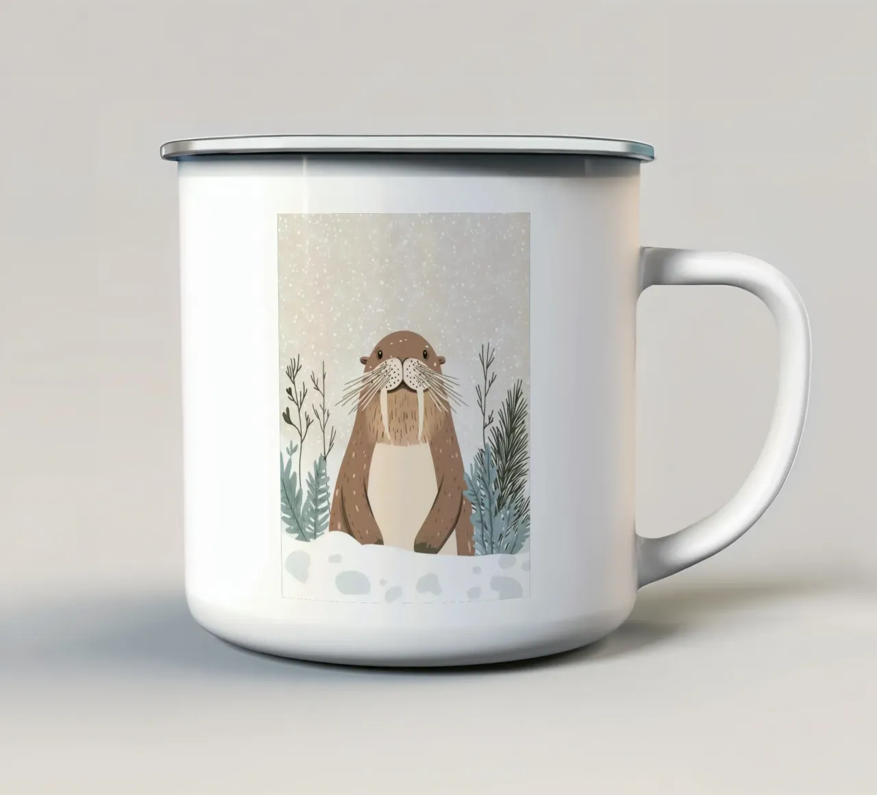 Tricheco stravagante tazza in smalto da Happy Littles