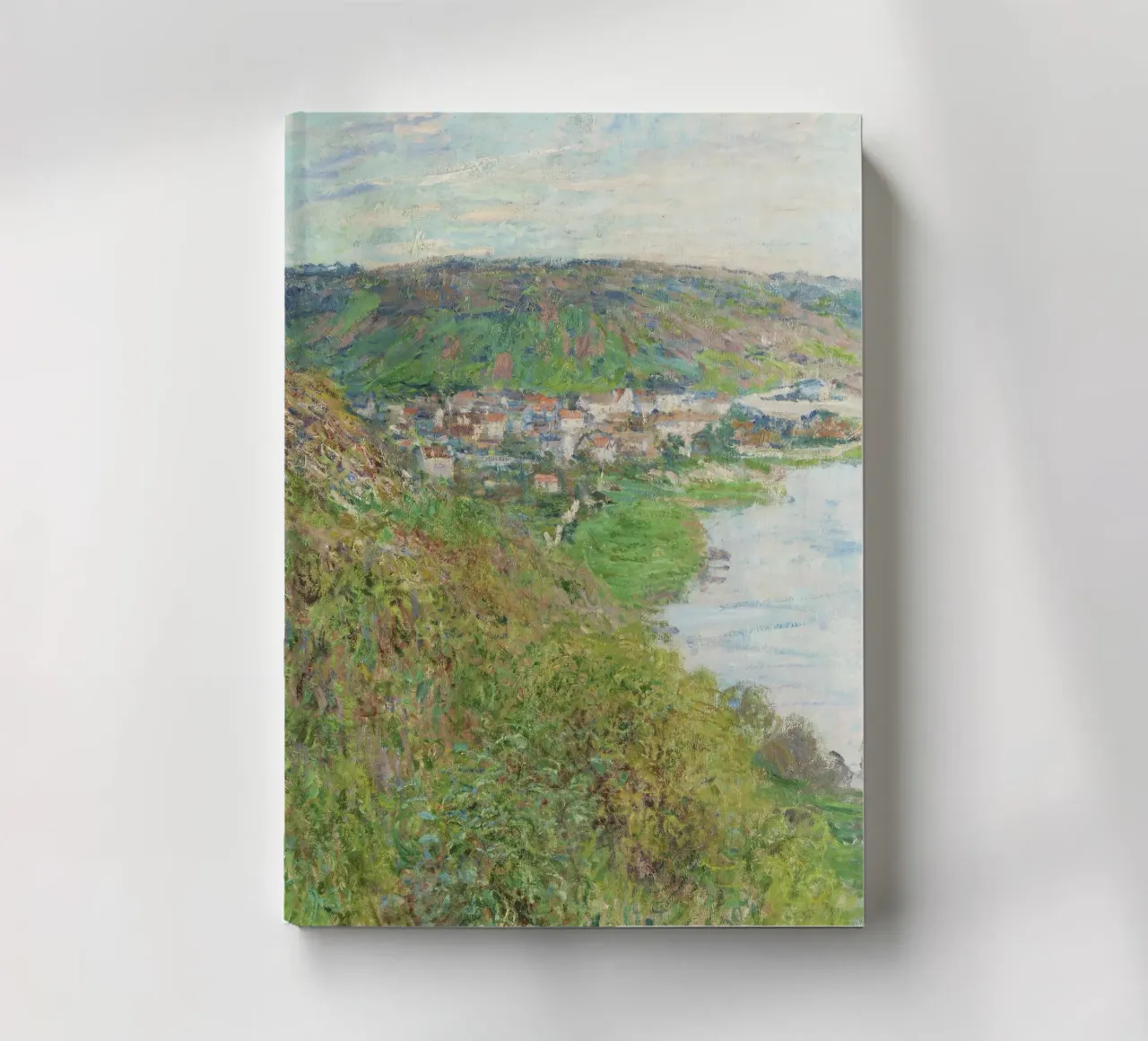 View of Vétheuil (1880) by Claude Monet notebook by Monet Art Prints