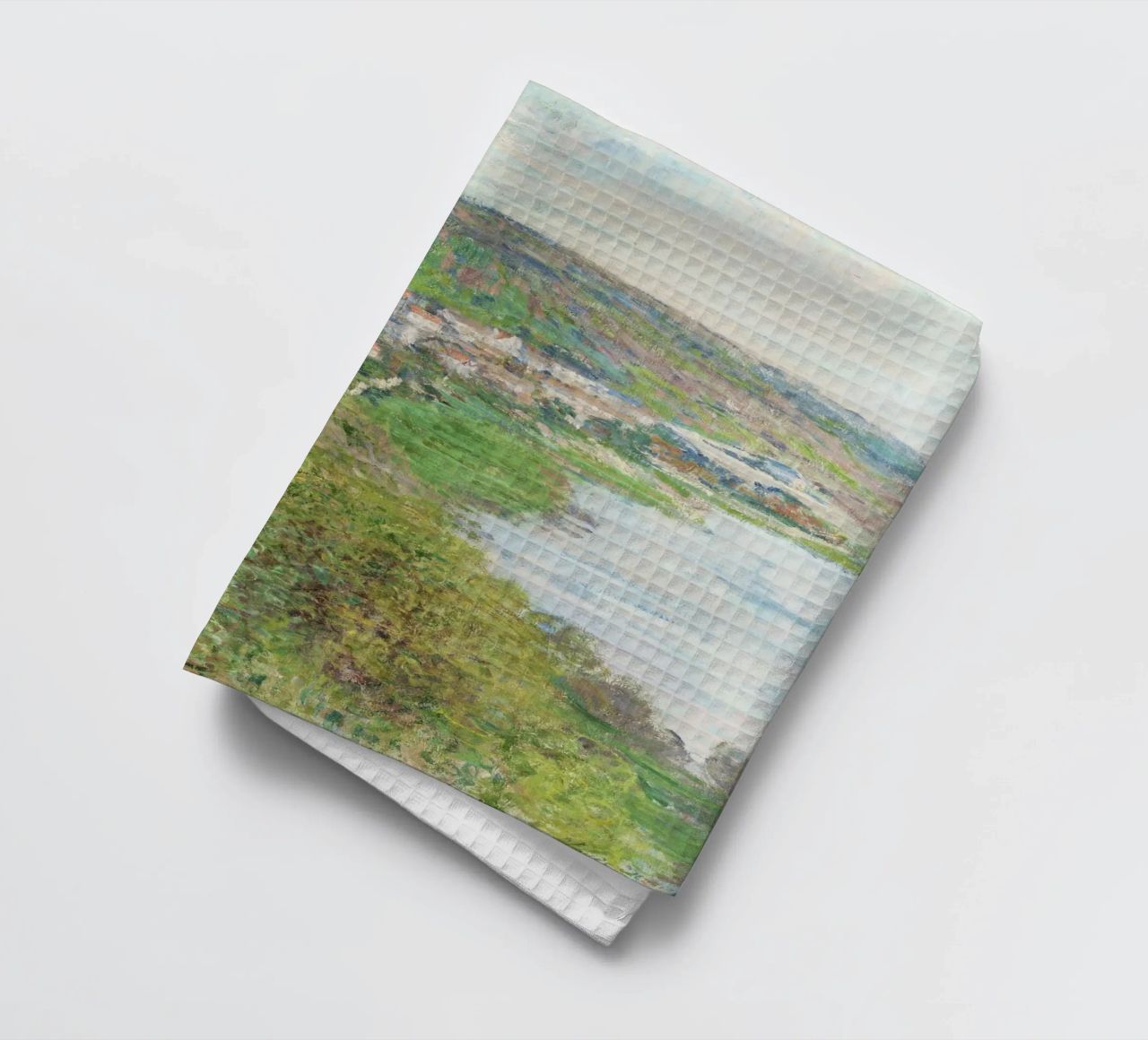Vue de Vétheuil (1880) par Claude Monet torchon de Monet Art Prints