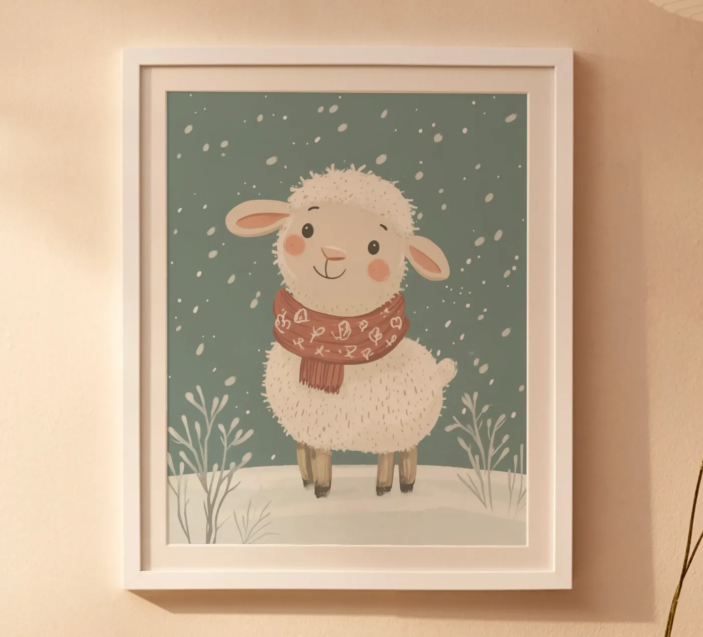 Whimsical Sheep poster da Happy Littles