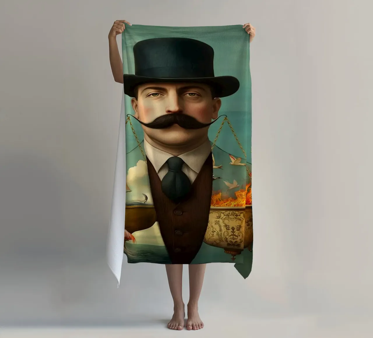 La Temperanza telo mare da christephania